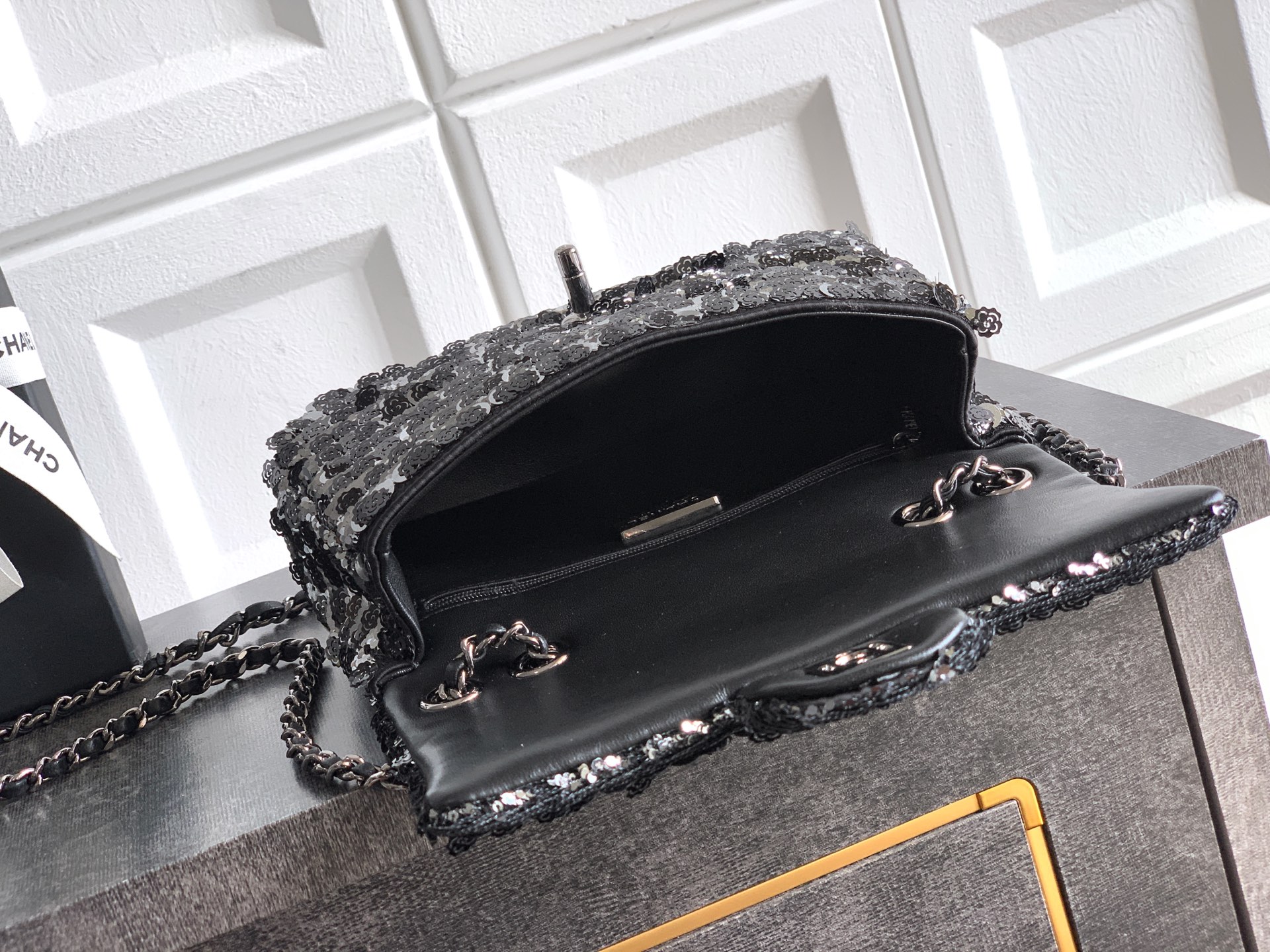Ysl Clutch Bag Black 20cm-l-s