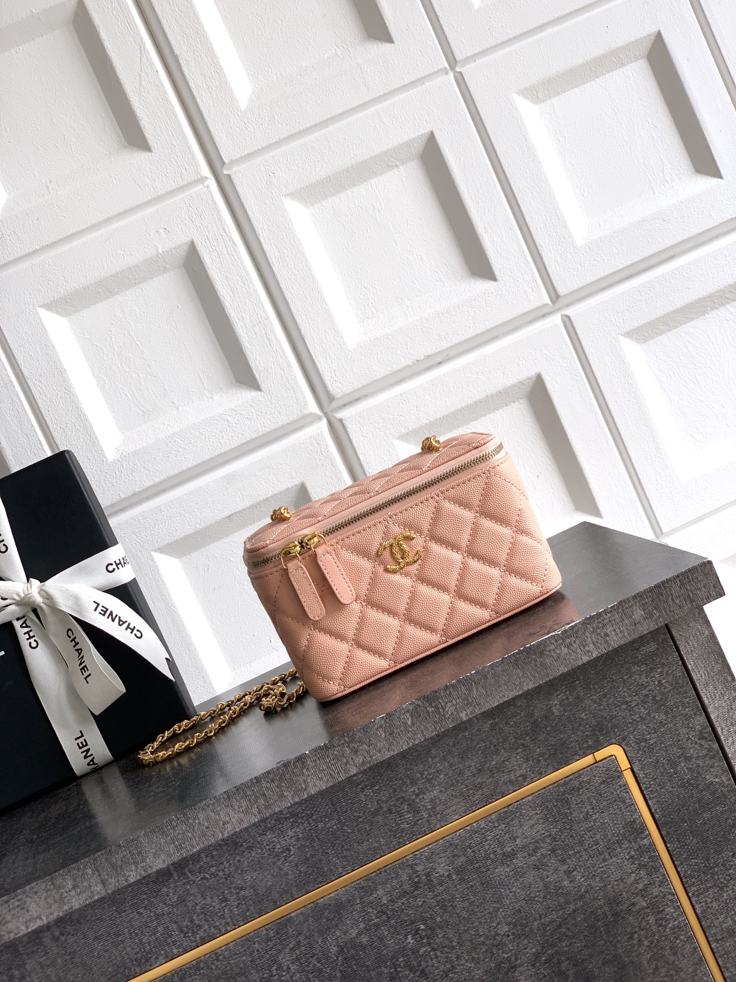 Chanel Basic Bag Pink M-l