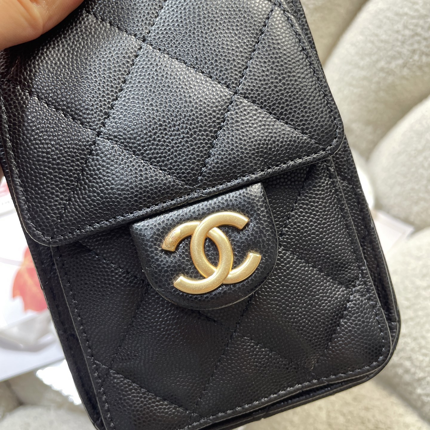 Chanel Basic Bag Gold M-l