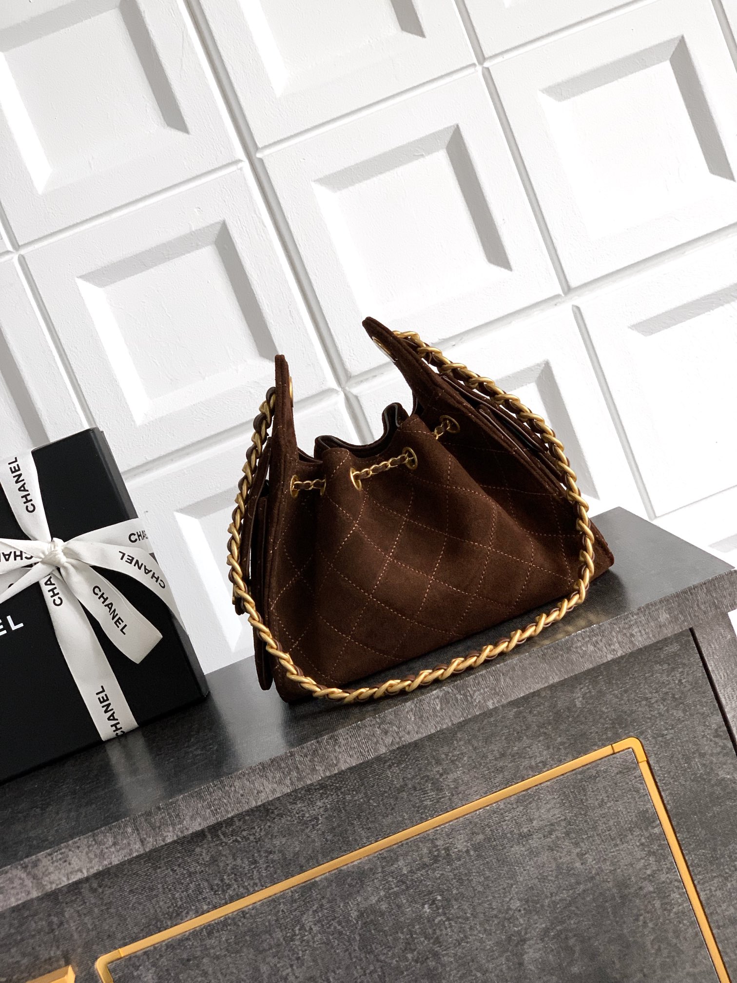 Chanel Basic Bag Brown M-l