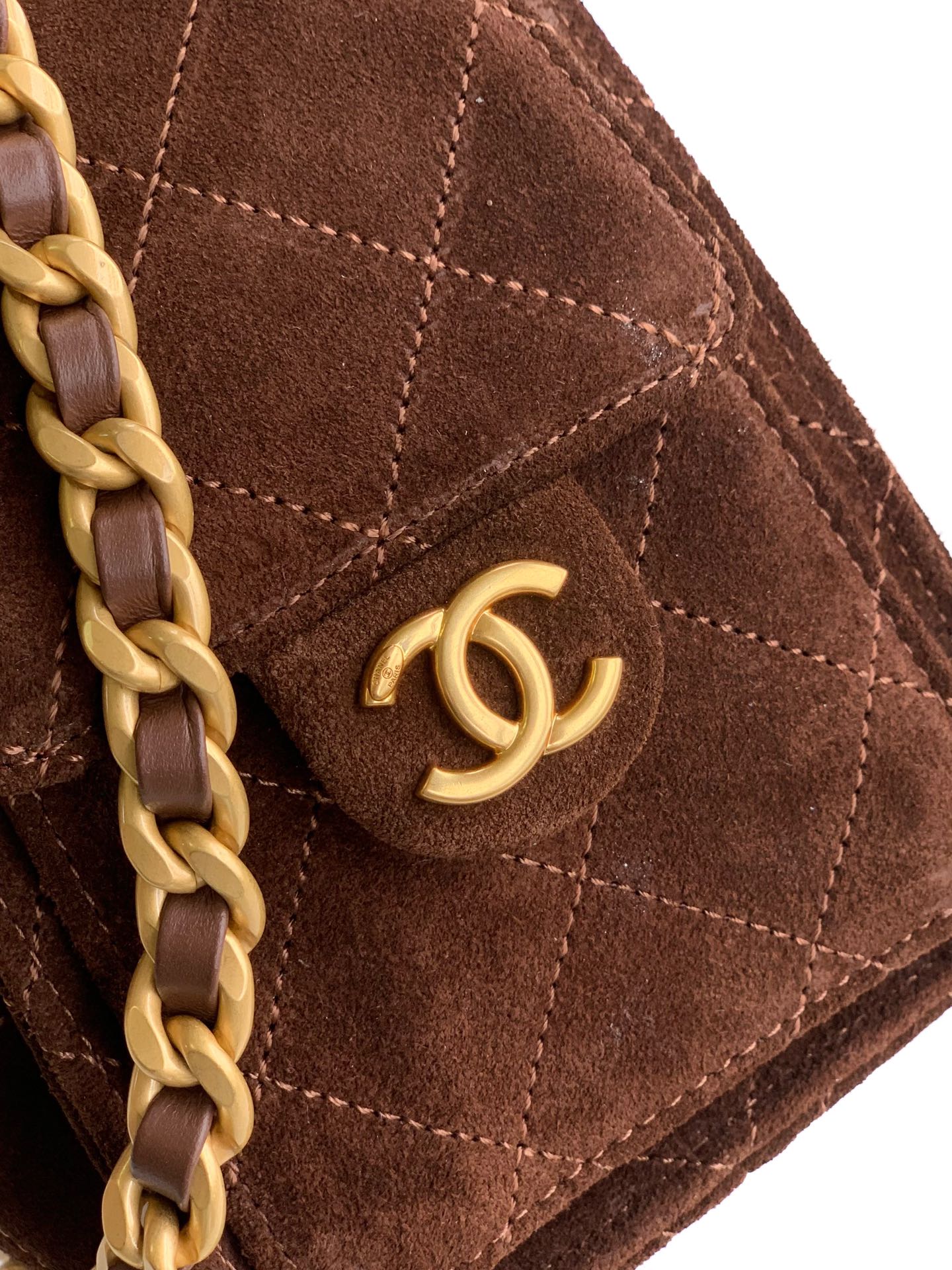 Chanel Basic Bag Brown M-l