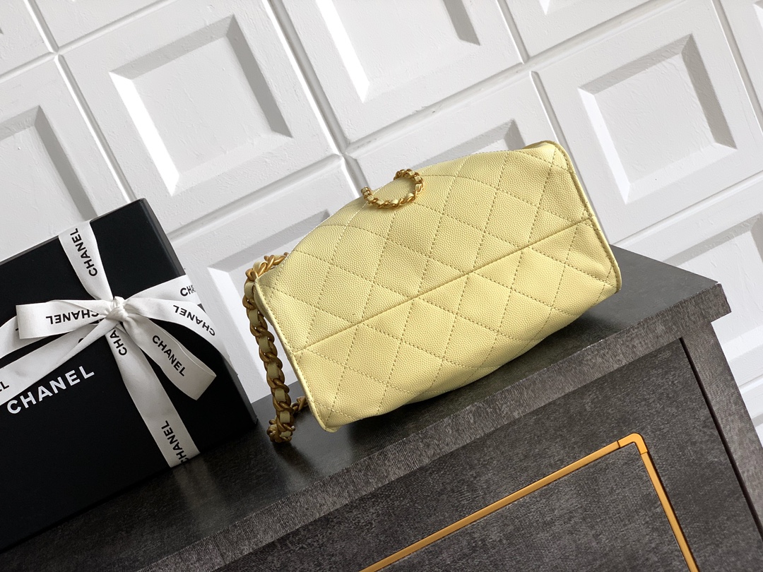 Chanel Basic Bag Gold M-l