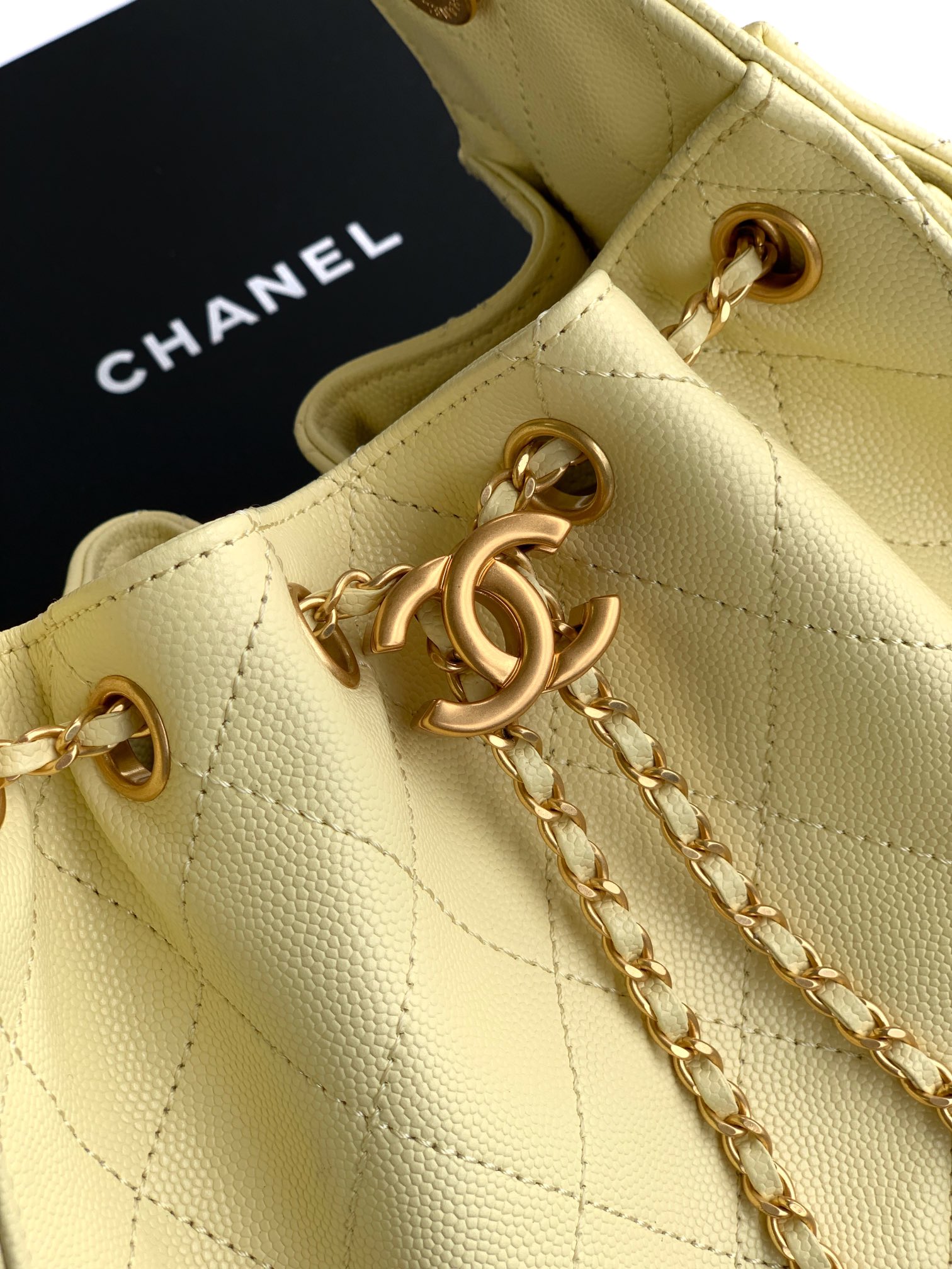 Chanel Basic Bag Gold M-l