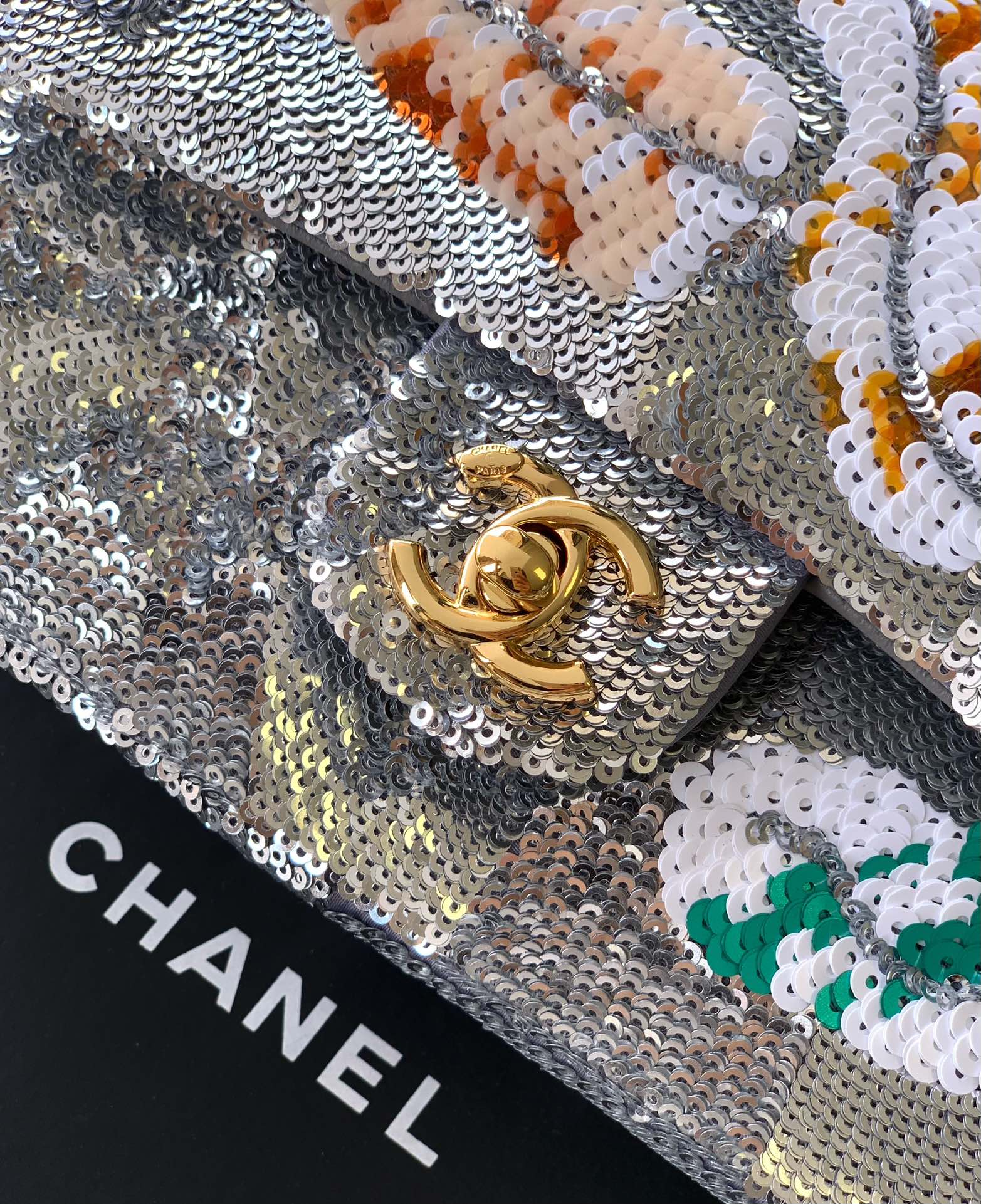 Ysl Clutch Bag Silver 20cm-l-s