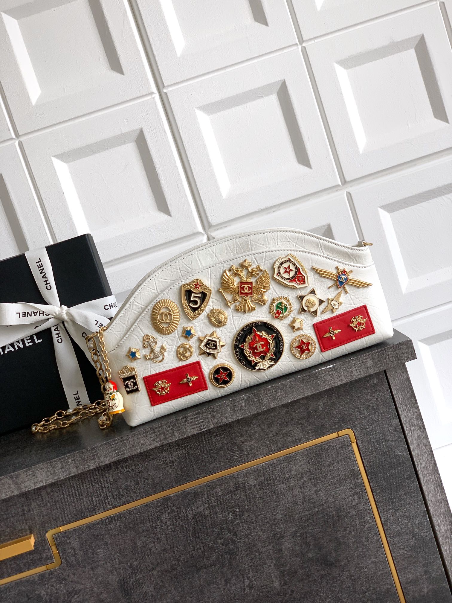 Chanel Basic Bag White L