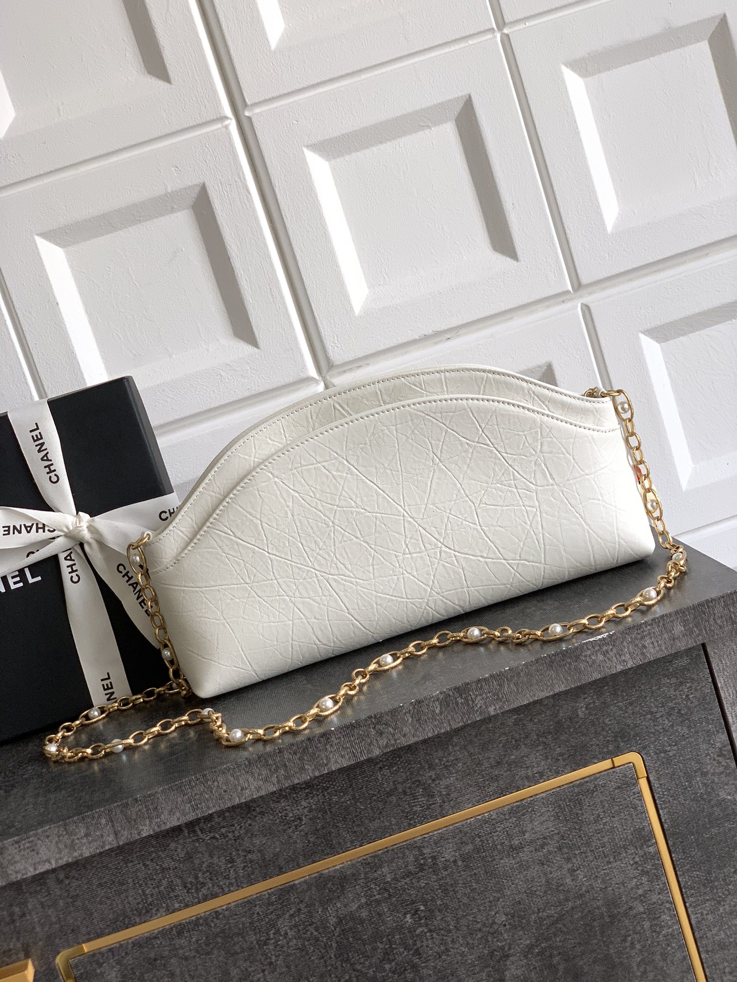 Chanel Basic Bag White L