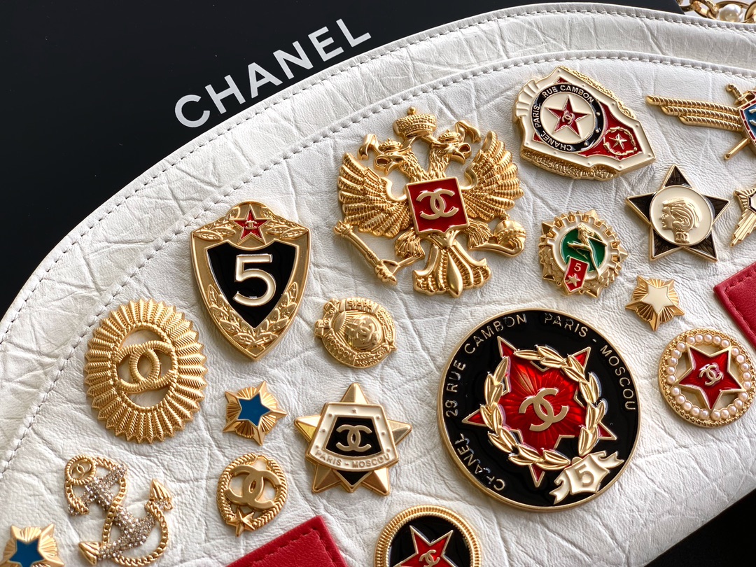 Chanel Basic Bag White L