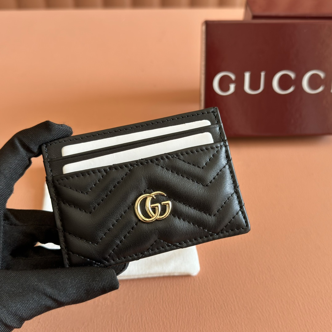 Gucci Basic Bag Cow Leather Silver M-l-s