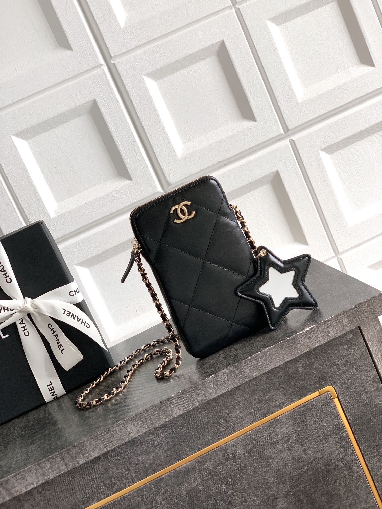 Chanel Basic Bag Cow Leather M-l