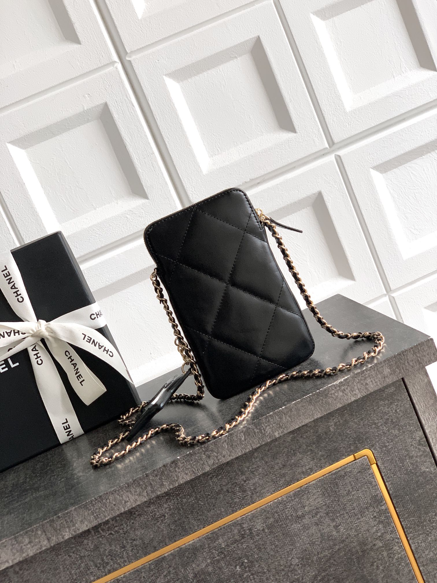 Chanel Basic Bag Cow Leather M-l