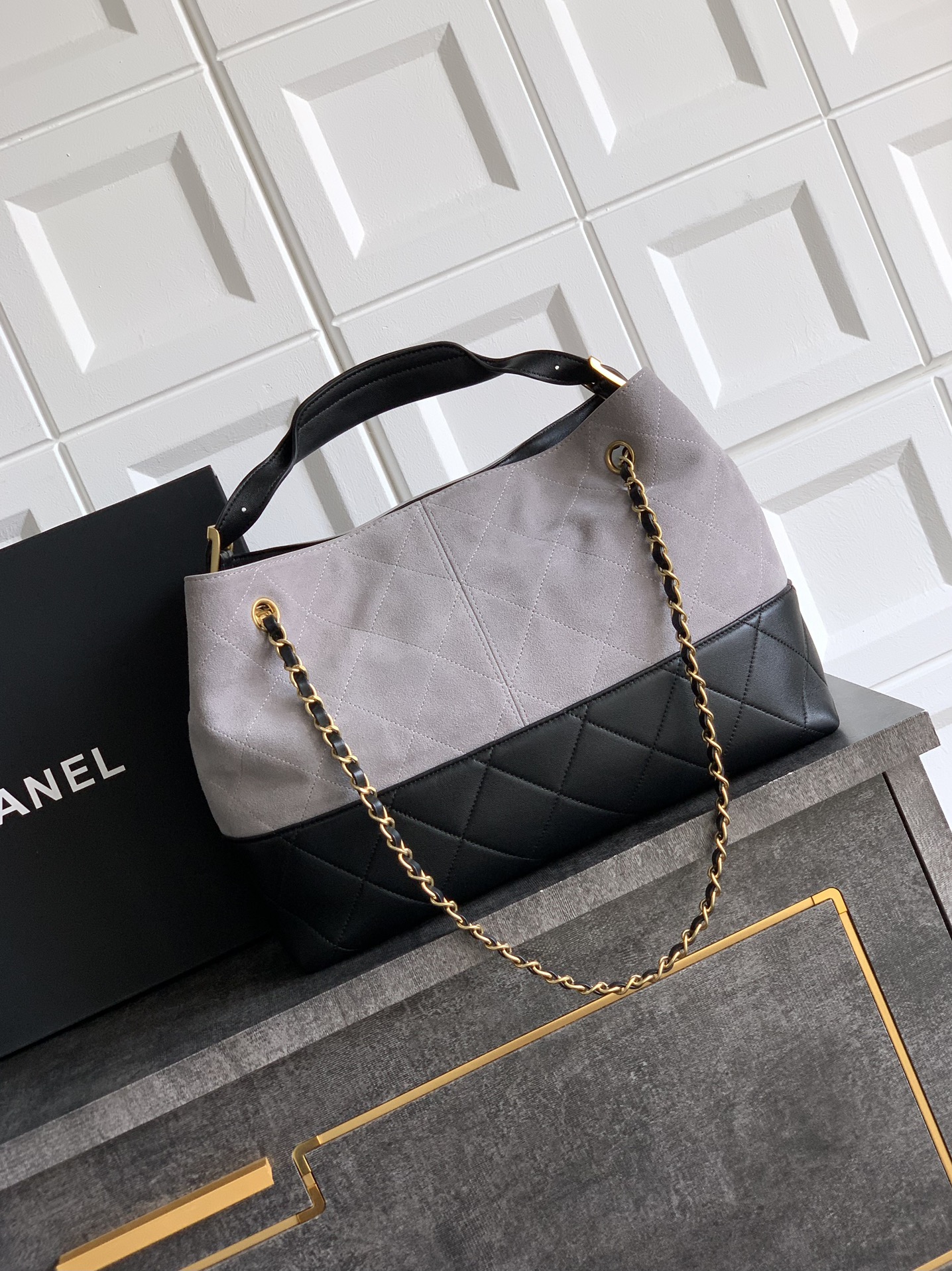 Chanel Female Basic Bag Gray L