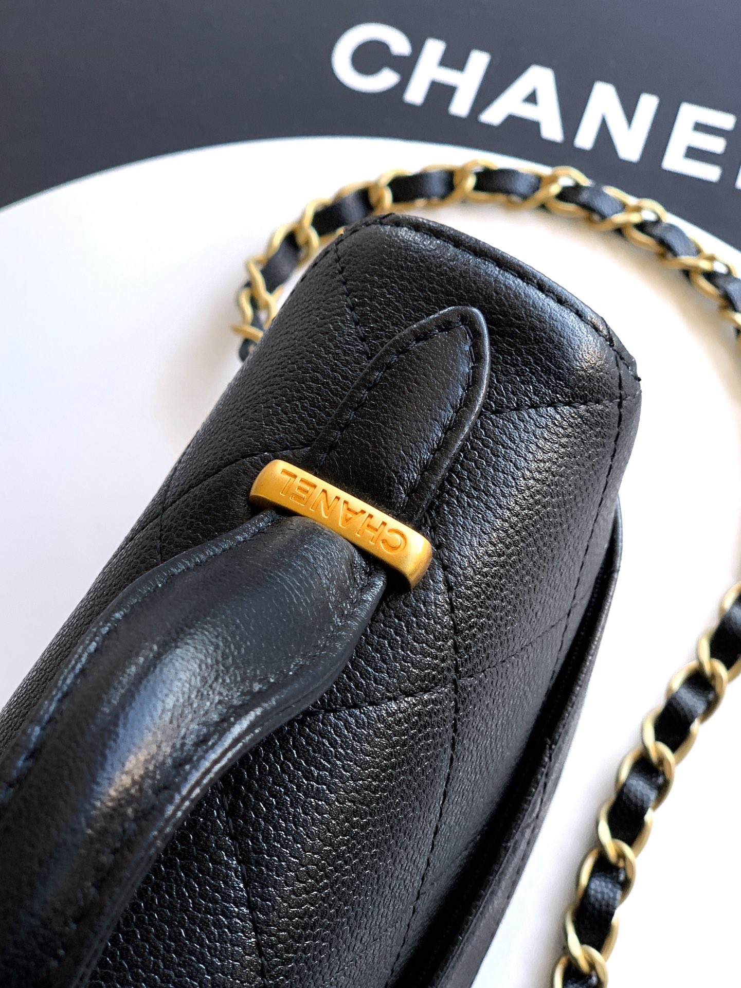 Chanel Basic Bag Cow Leather M-l