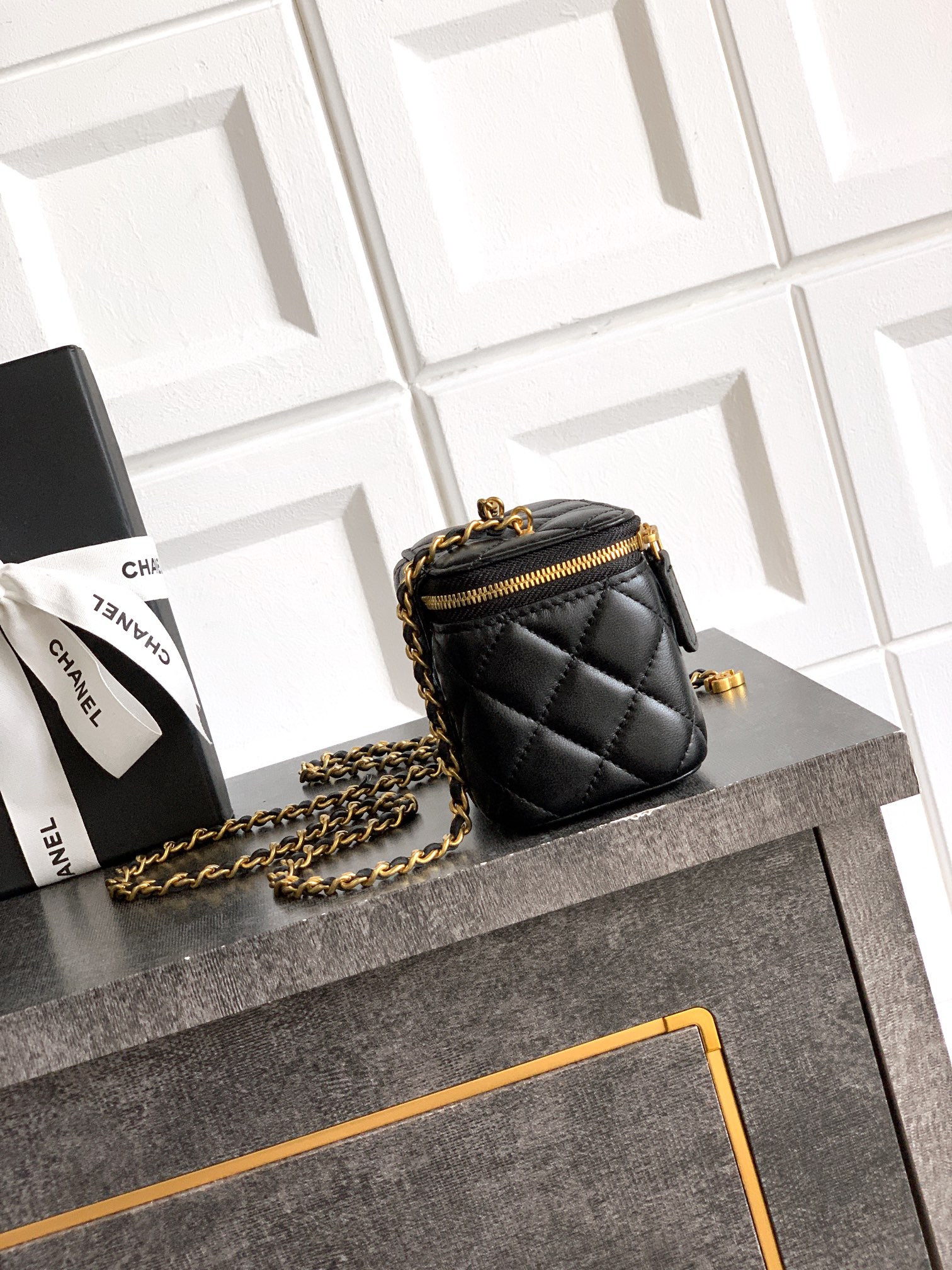 Chanel Basic Bag Cow Leather M-l