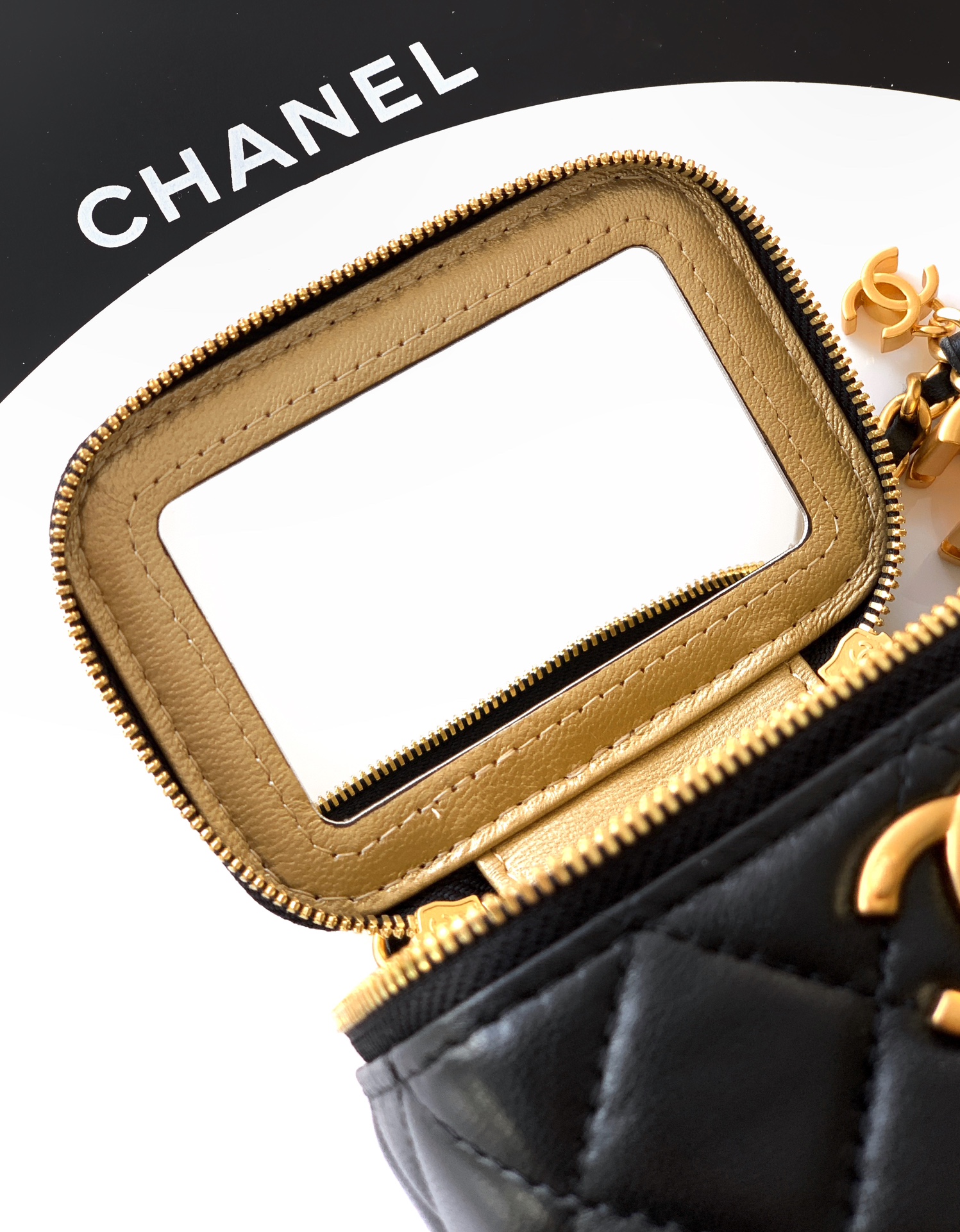 Chanel Basic Bag Cow Leather M-l