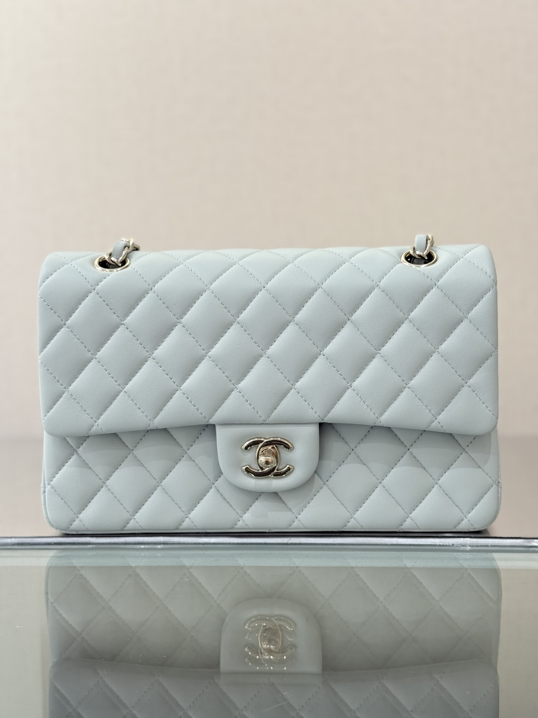 Chanel Basic Bag Sheepskin Black 25cm-l-s