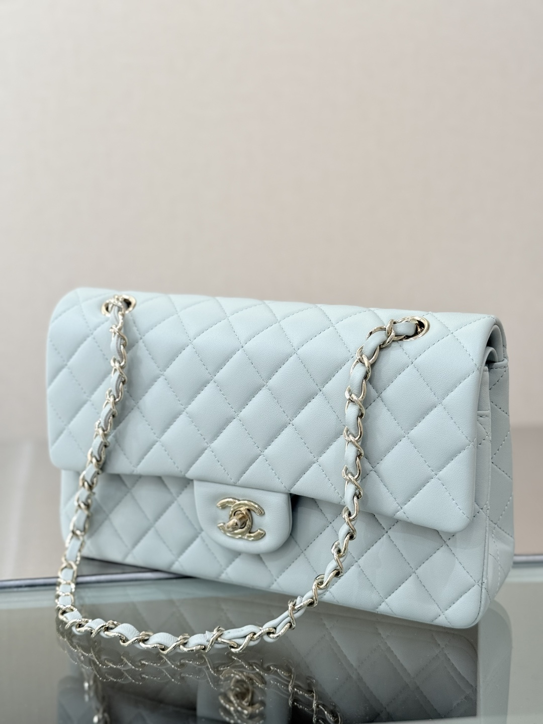 Chanel Basic Bag Sheepskin Black 25cm-l-s