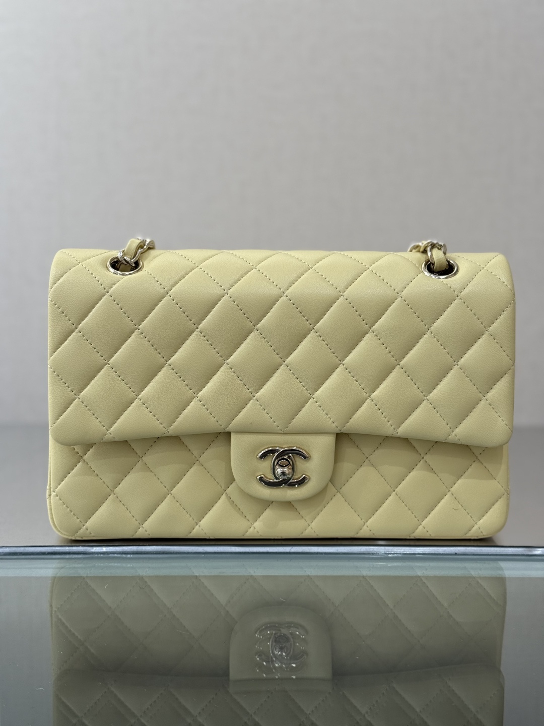 Chanel Basic Bag Sheepskin Black 25cm-l-s