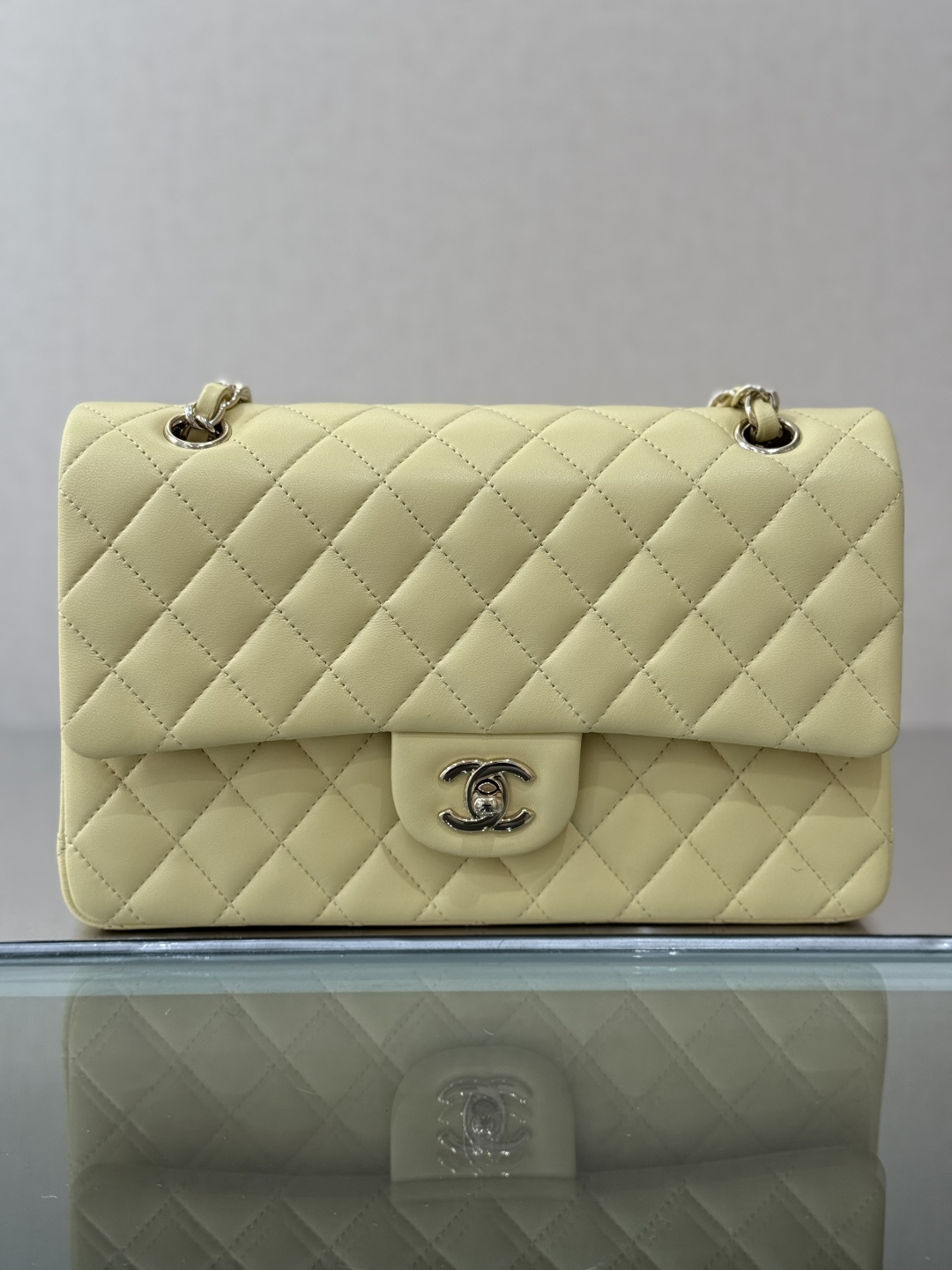 Chanel Basic Bag Sheepskin Black 25cm-l-s