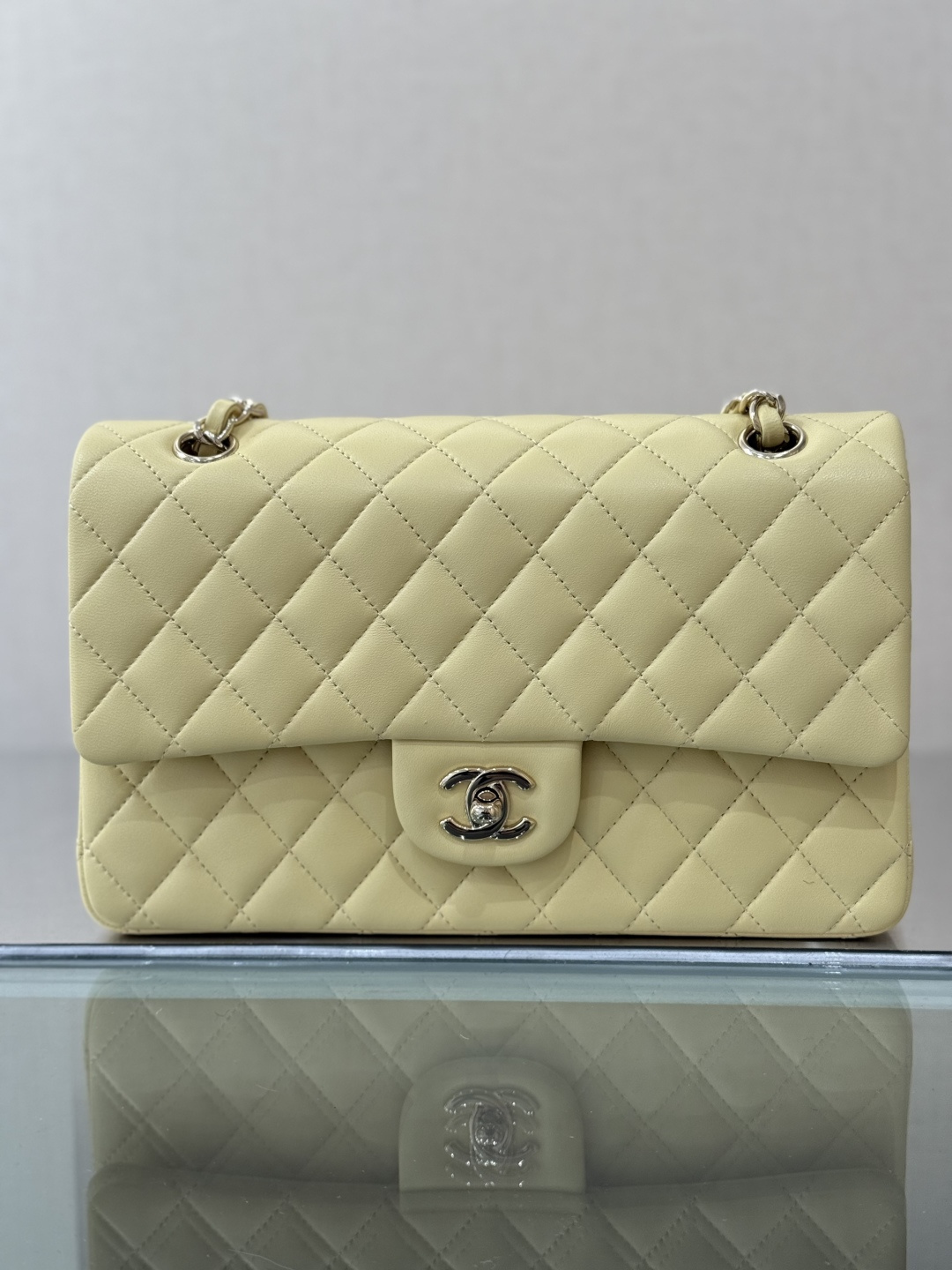 Chanel Basic Bag Sheepskin Black 25cm-l-s