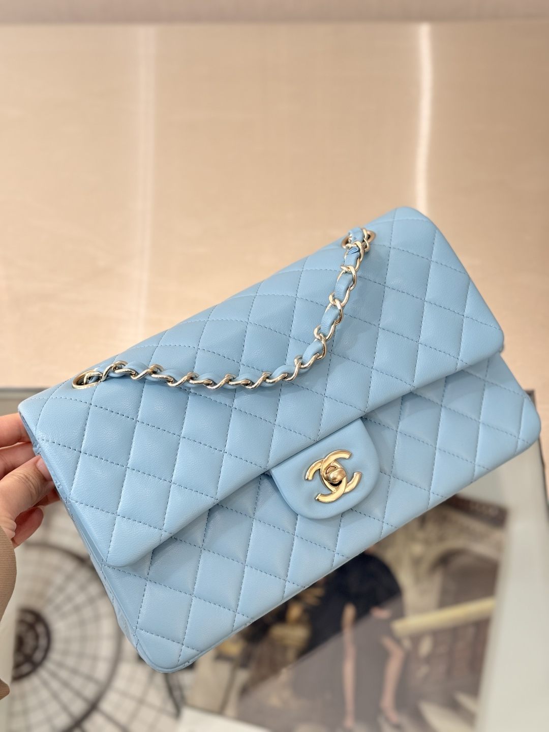 Chanel Basic Bag Sheepskin 25cm-l-s