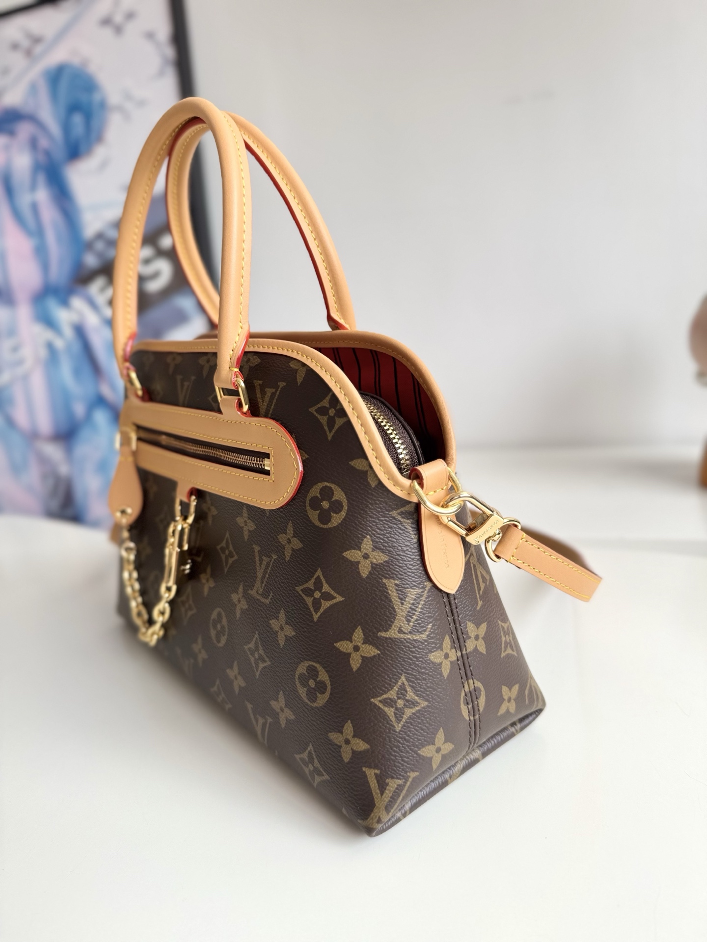 Louis Vuitton Clutch Bag Cow Leather 12cm-m-l