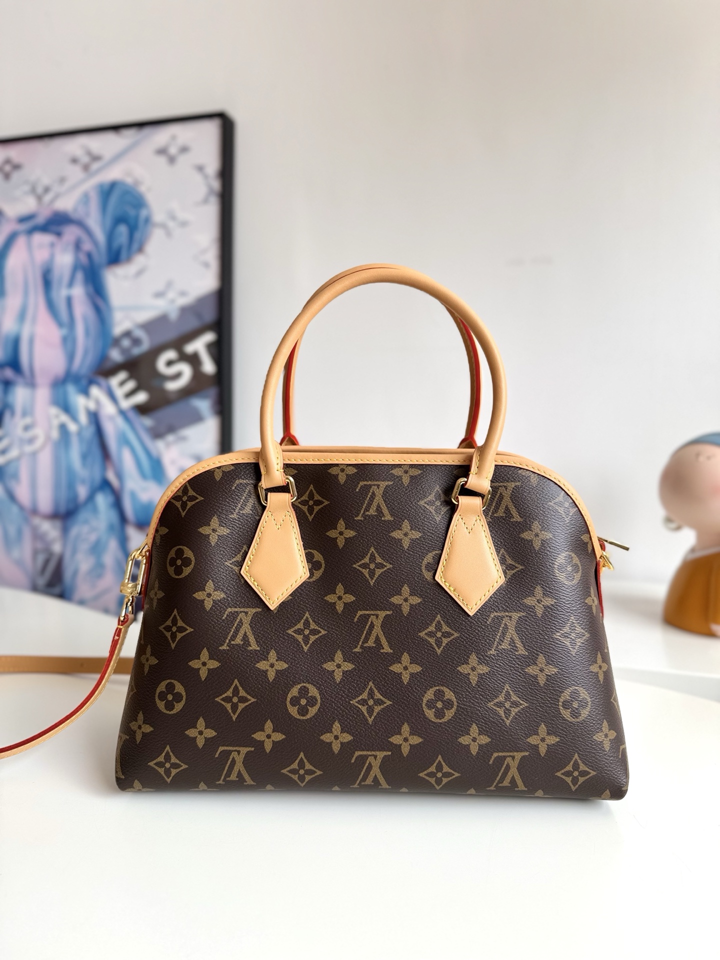 Louis Vuitton Clutch Bag Cow Leather 12cm-m-l