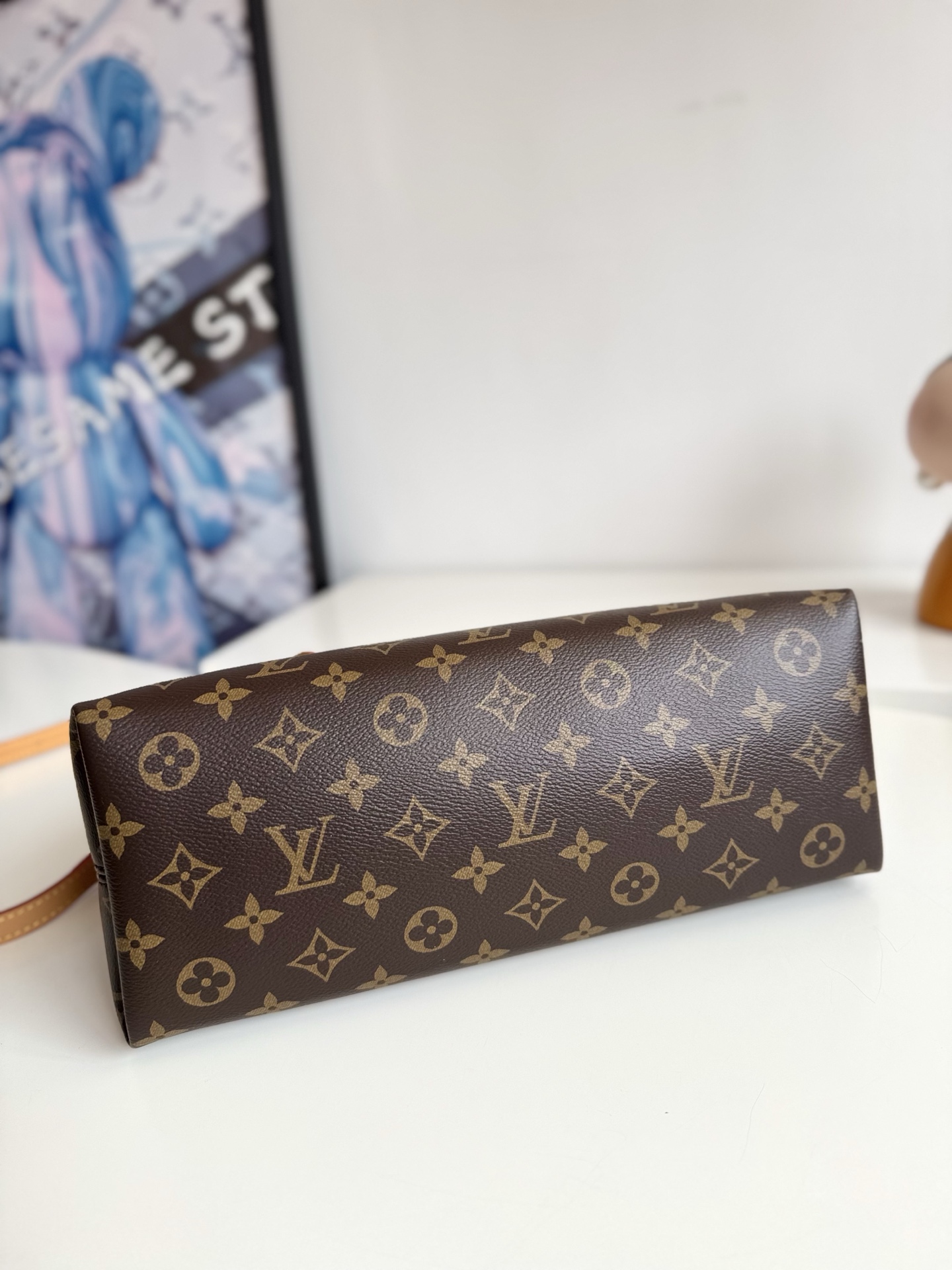 Louis Vuitton Clutch Bag Cow Leather 12cm-m-l