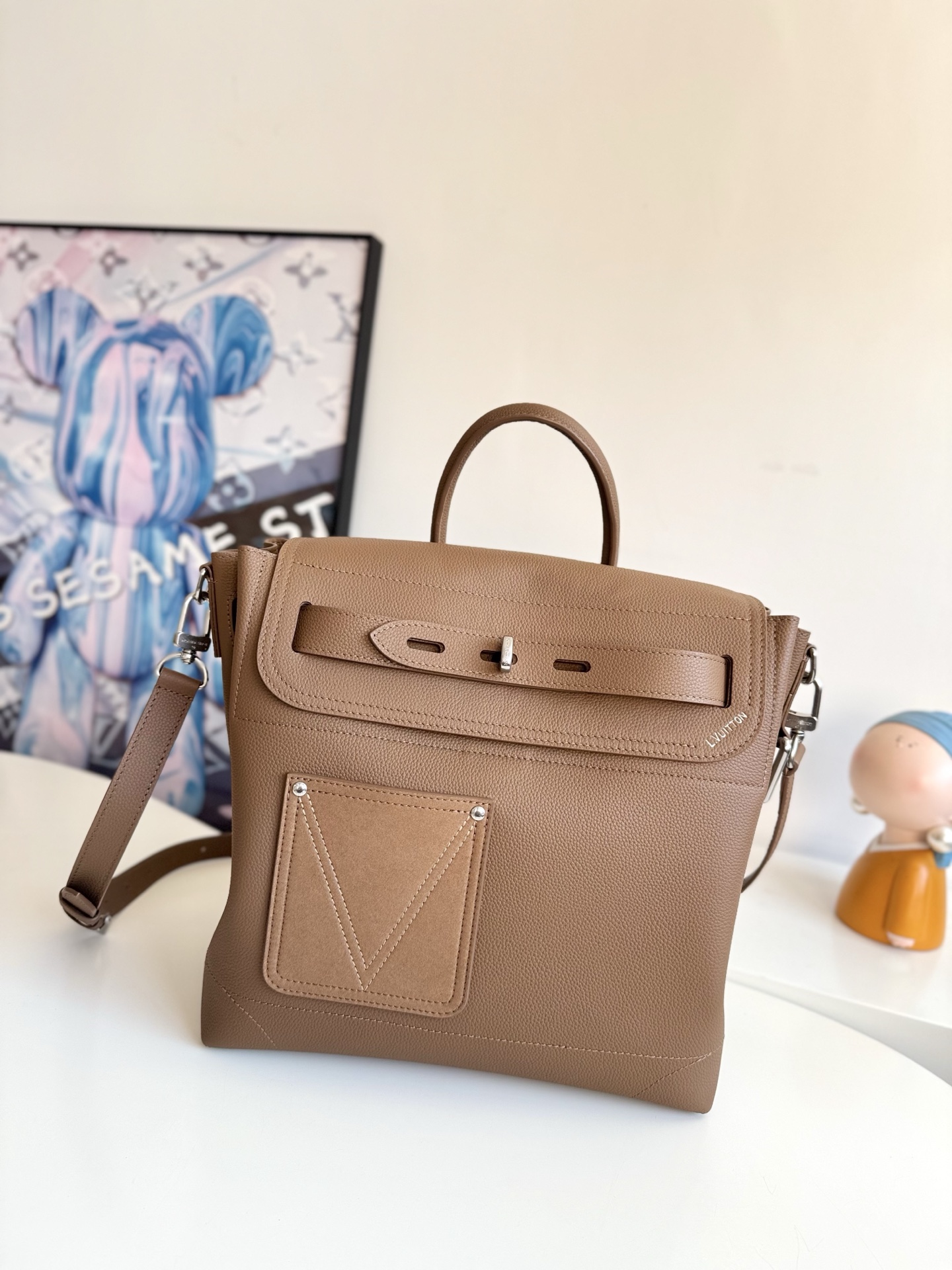 Louis Vuitton Basic Bag Cow Leather 14cm-m-l-s