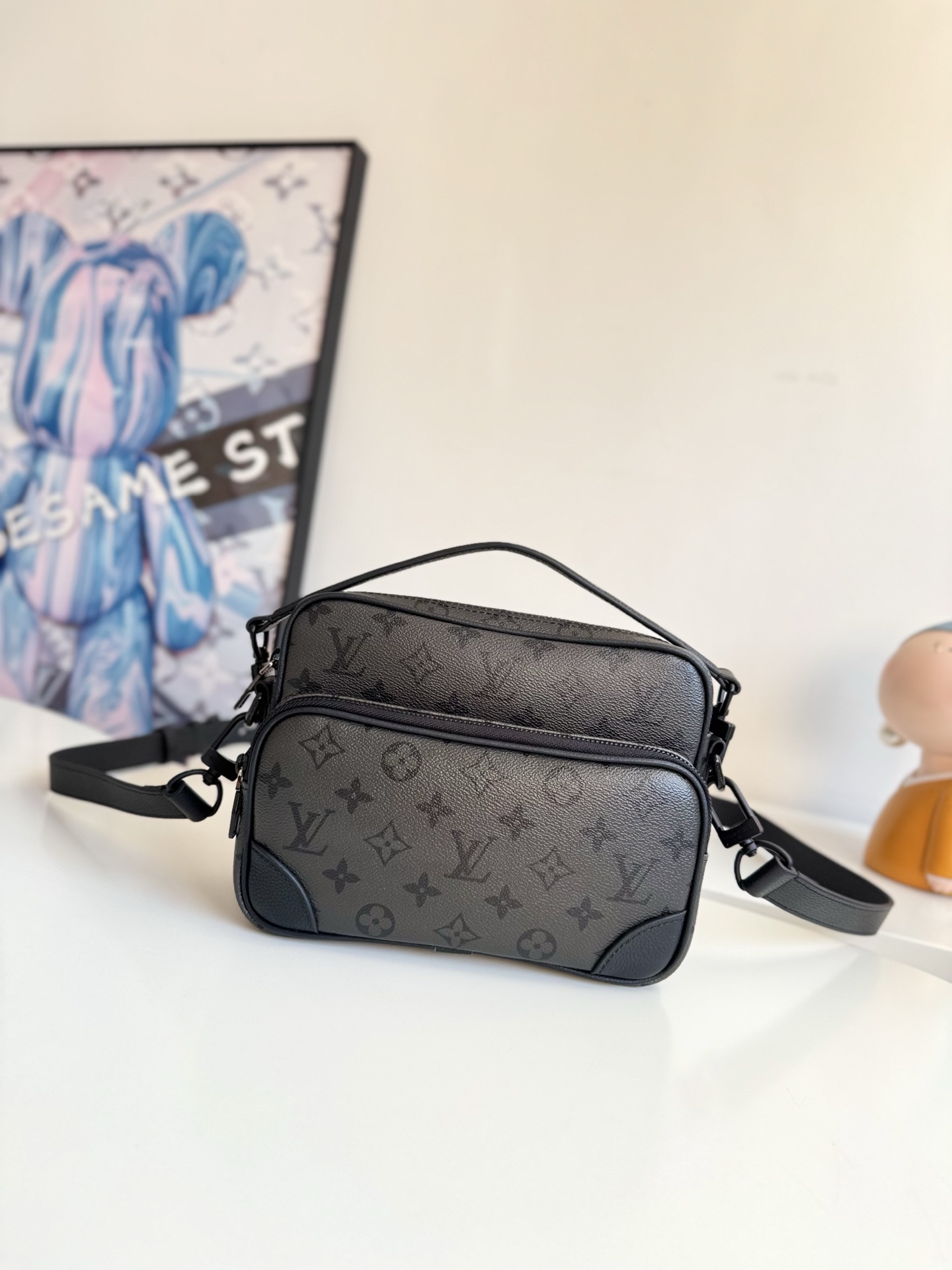 Louis Vuitton Crossbody Bag Canvas 11cm-m-l
