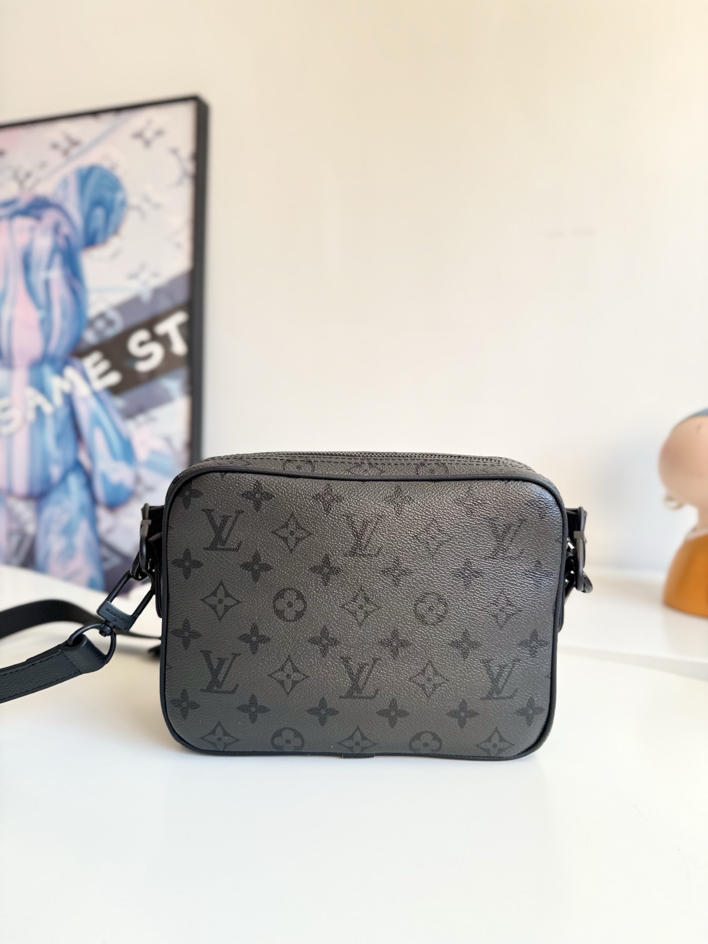 Louis Vuitton Crossbody Bag Canvas 11cm-m-l