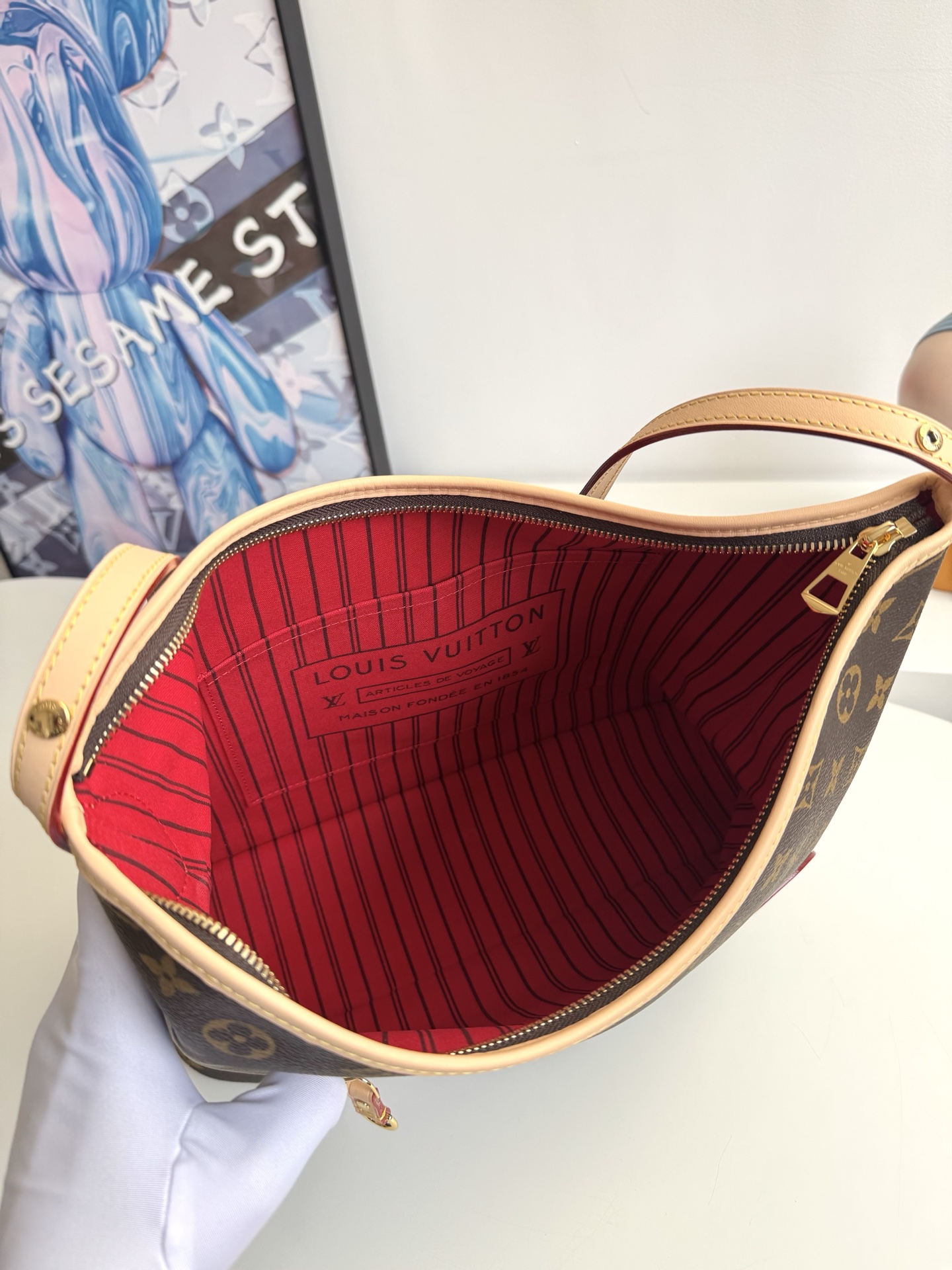 Louis Vuitton Basic Bag Canvas 13cm-m-l