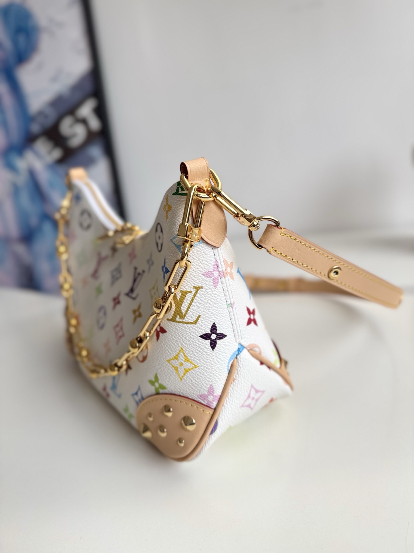 Louis Vuitton Basic Bag Canvas Gold M-l