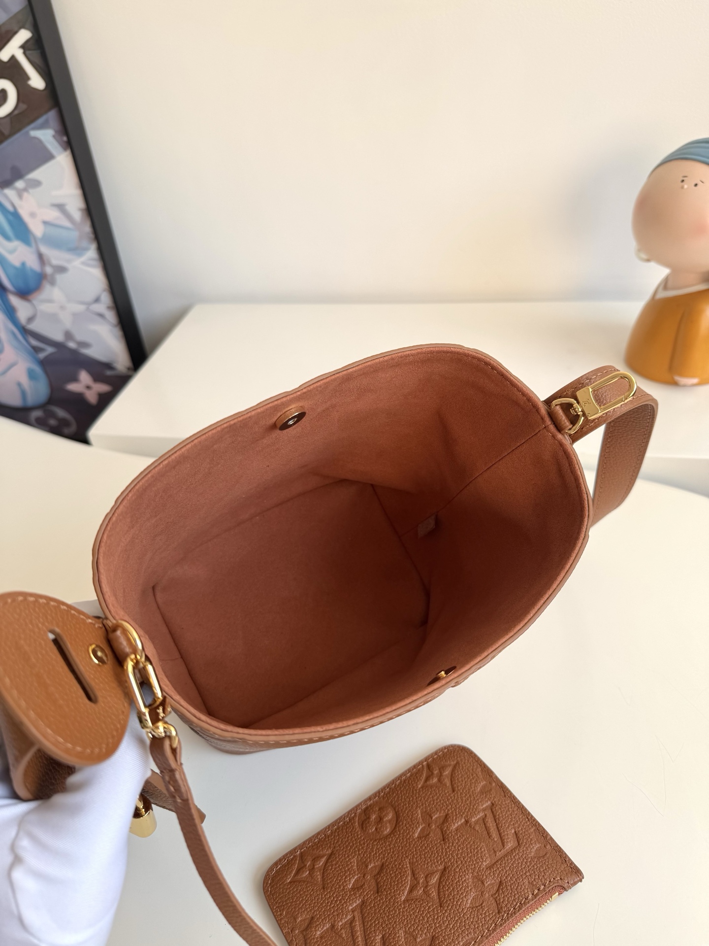 Louis Vuitton Tote Bag Gold 12cm-m-l