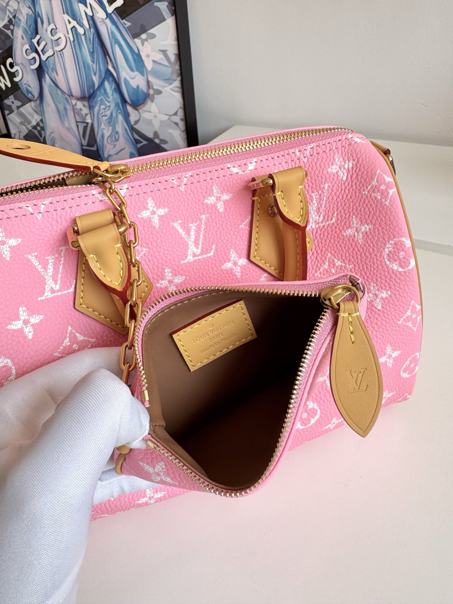 Louis Vuitton Basic Bag Cow Leather 15cm-m-l-s