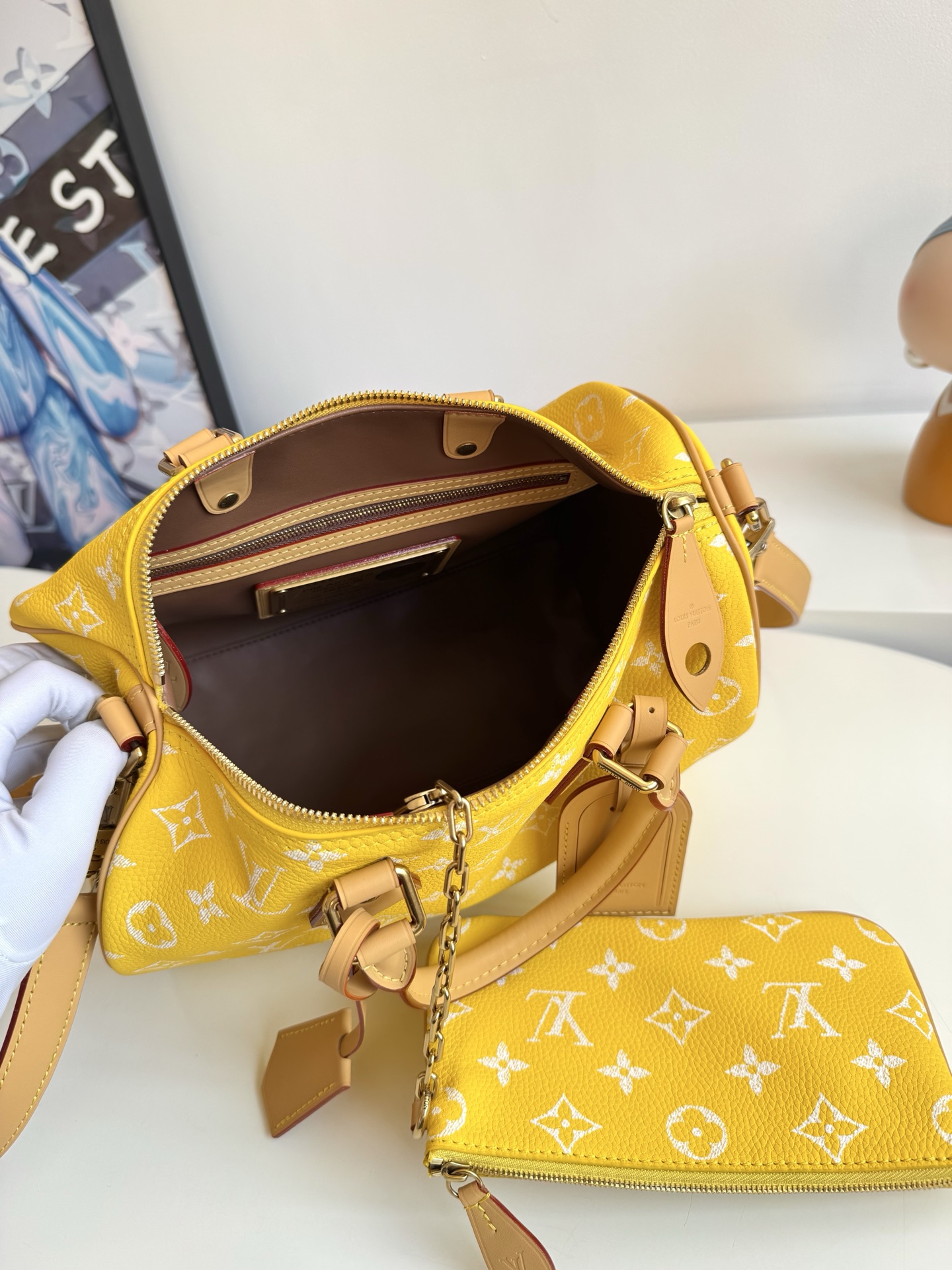 Louis Vuitton Basic Bag Cow Leather 18cm-m-l-s