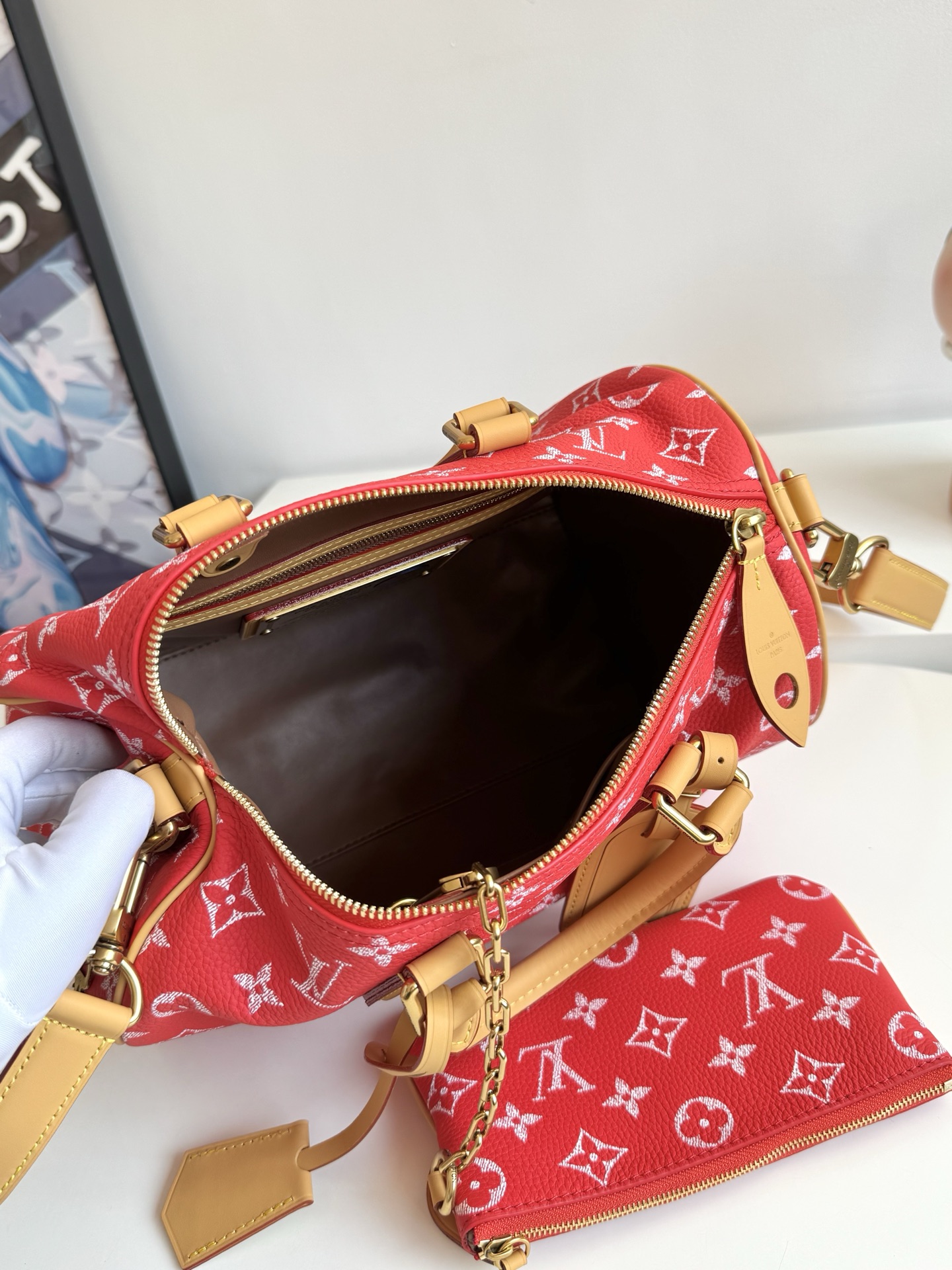 Louis Vuitton Basic Bag Cow Leather 18cm-m-l-s