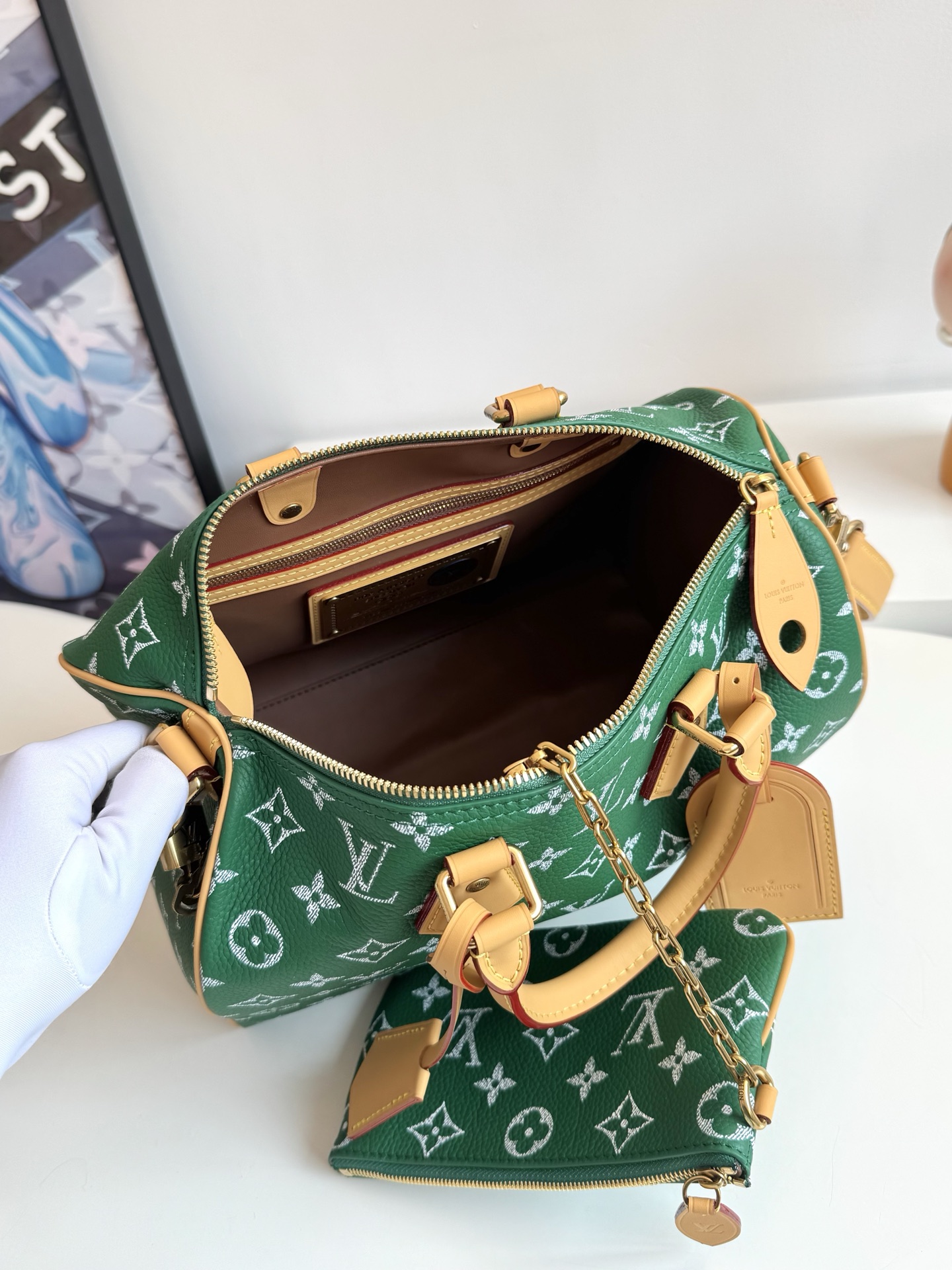 Louis Vuitton Basic Bag Cow Leather 18cm-m-l-s