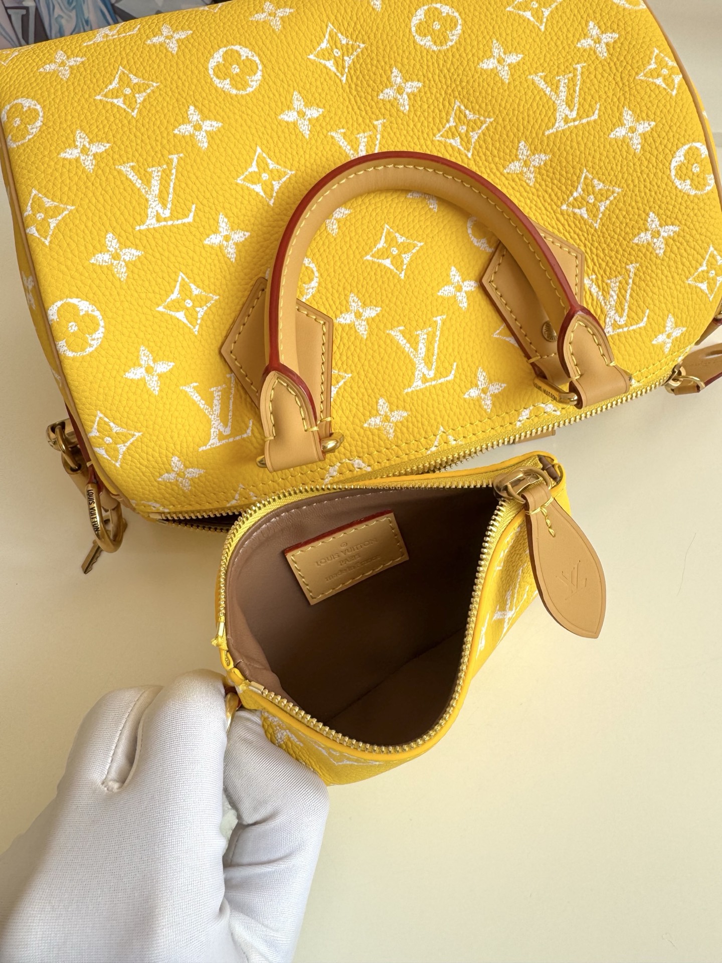 Louis Vuitton Basic Bag Cow Leather 15cm-m-l-s