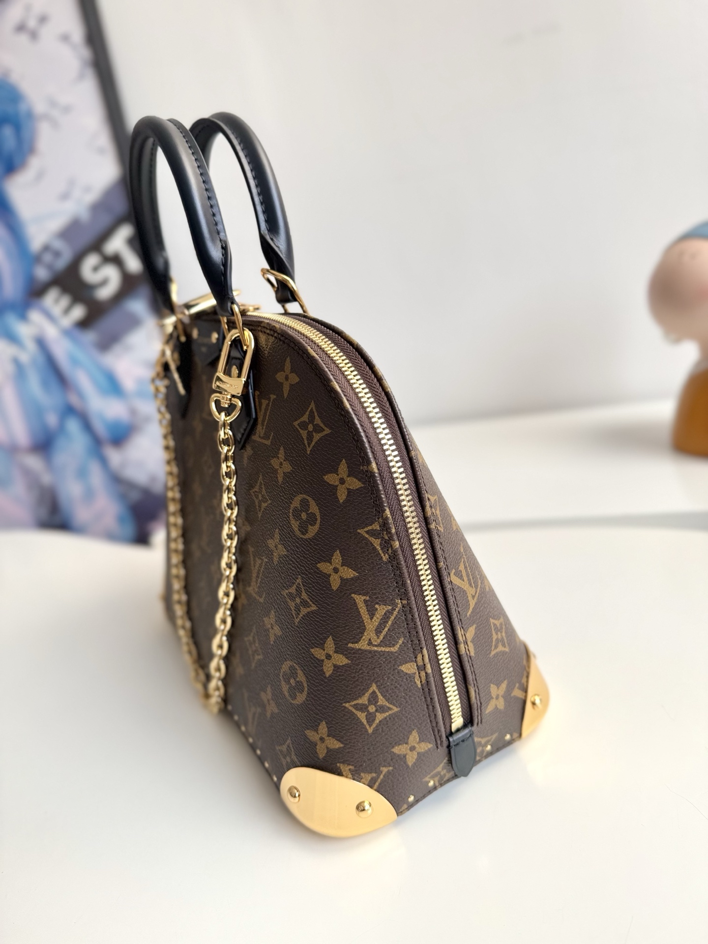 Louis Vuitton Basic Bag Cow Leather 16cm-m-l