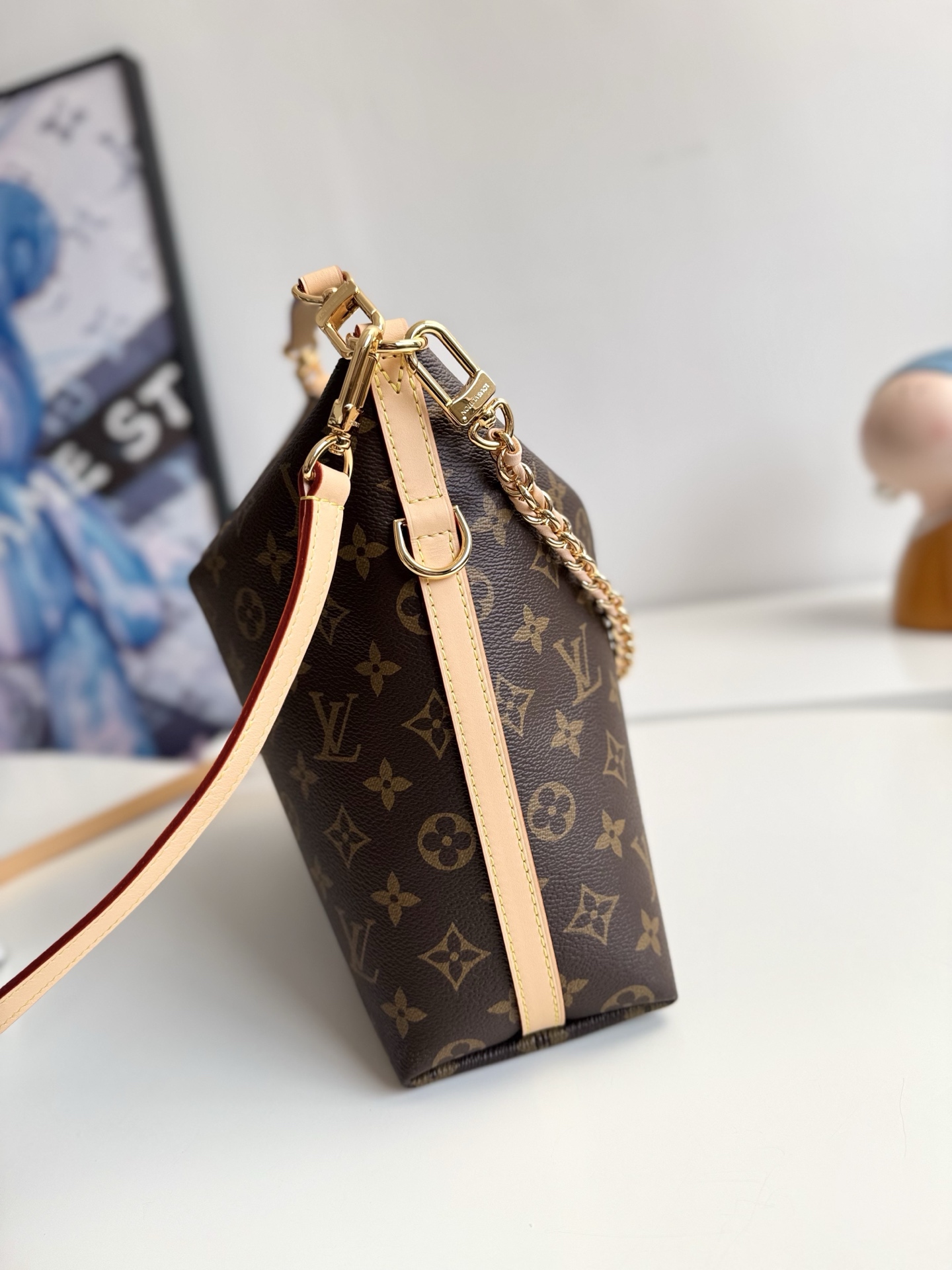 Louis Vuitton Basic Bag Cow Leather 10cm-m-l-s