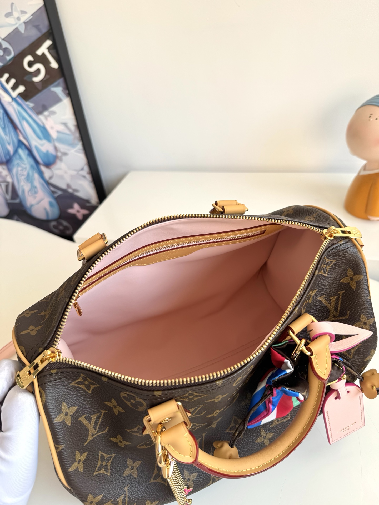 Louis Vuitton Basic Bag Canvas 17cm-m-l-s