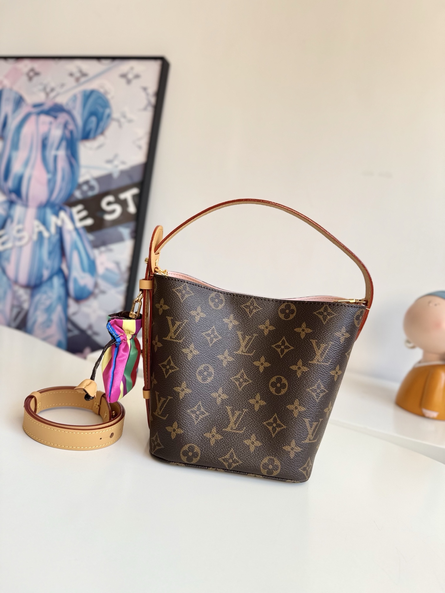 Louis Vuitton Basic Bag Canvas 12cm-m-l