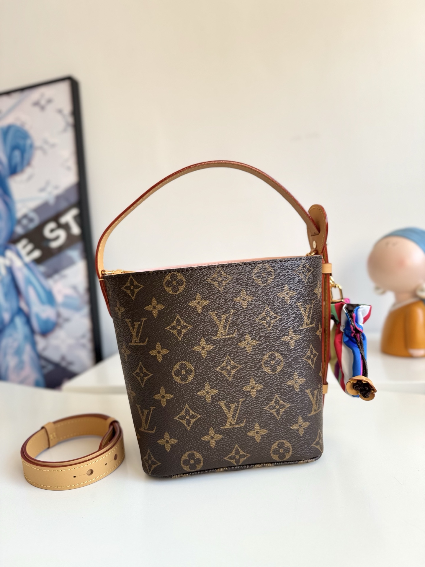Louis Vuitton Basic Bag Canvas 12cm-m-l