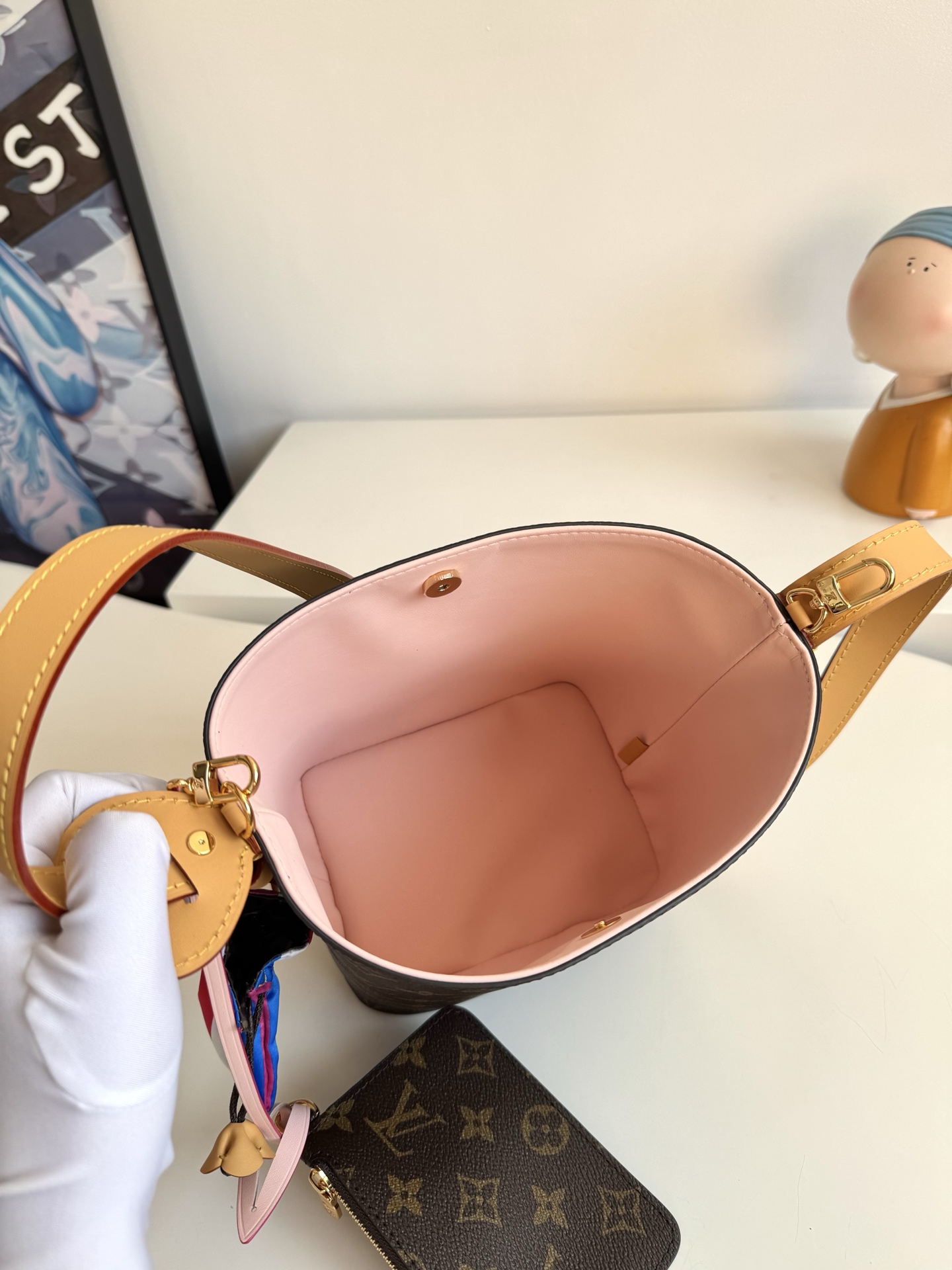 Louis Vuitton Basic Bag Canvas 12cm-m-l