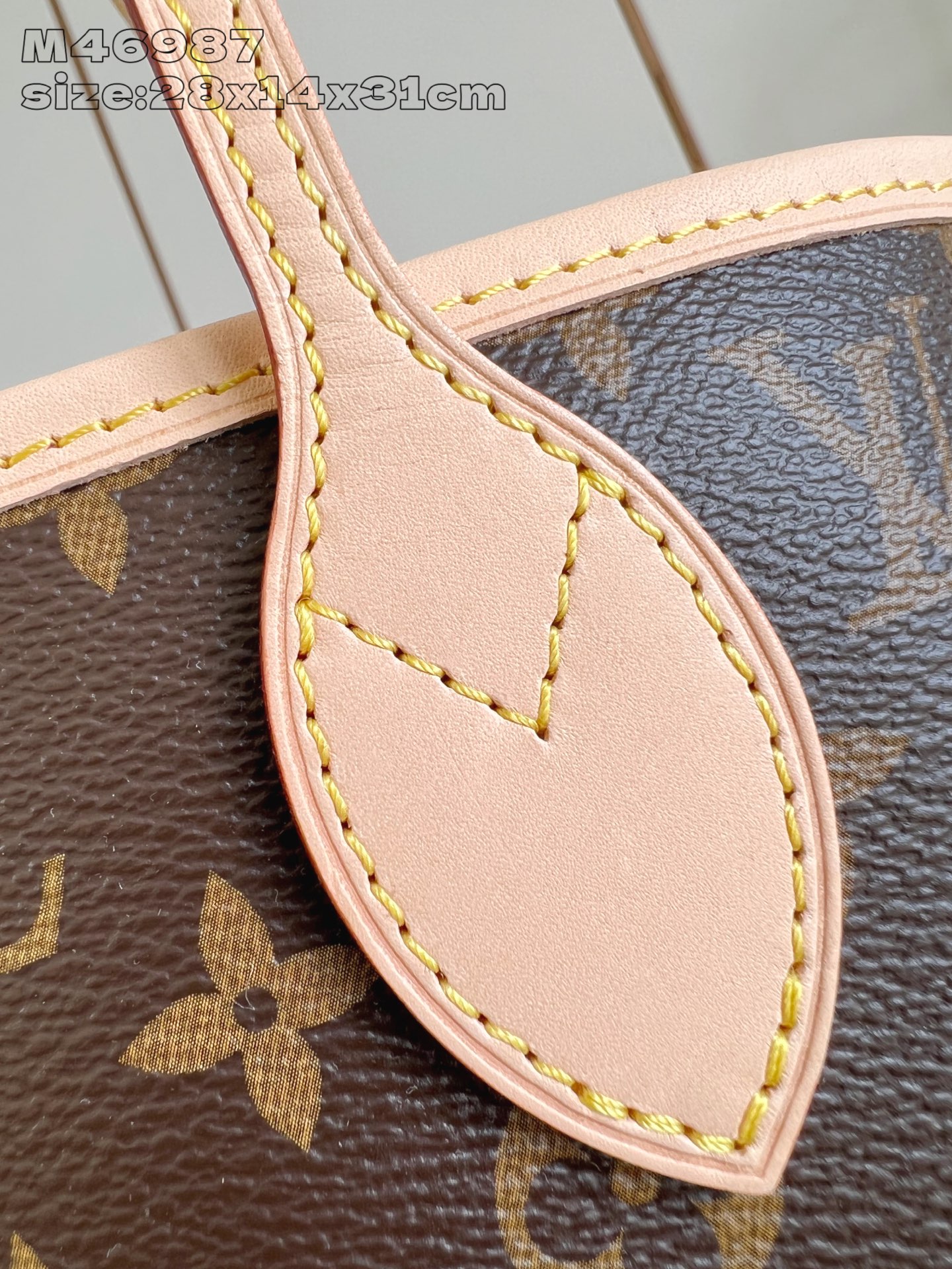 Louis Vuitton Tote Bag Cow Leather M-l