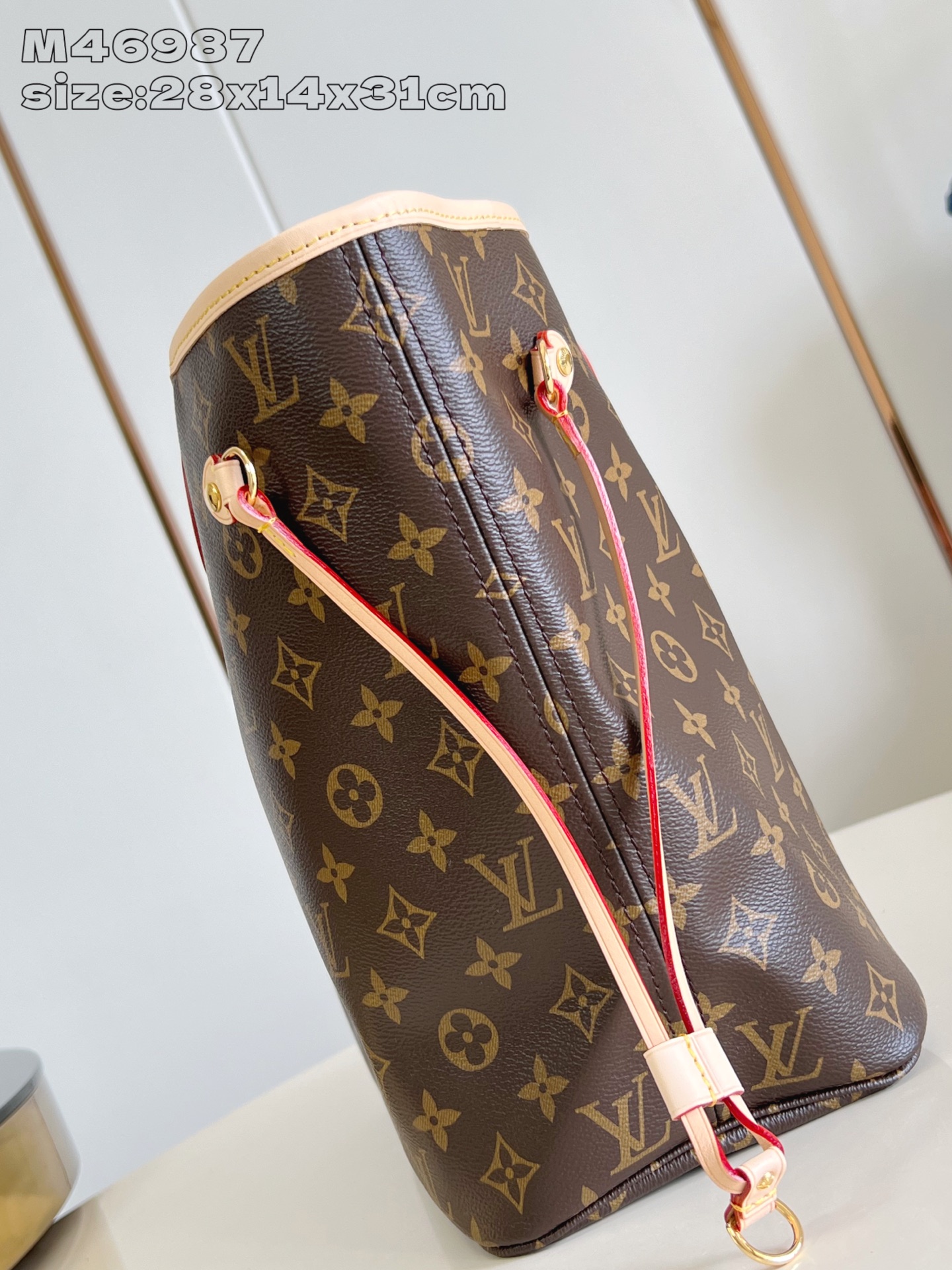 Louis Vuitton Tote Bag Cow Leather M-l