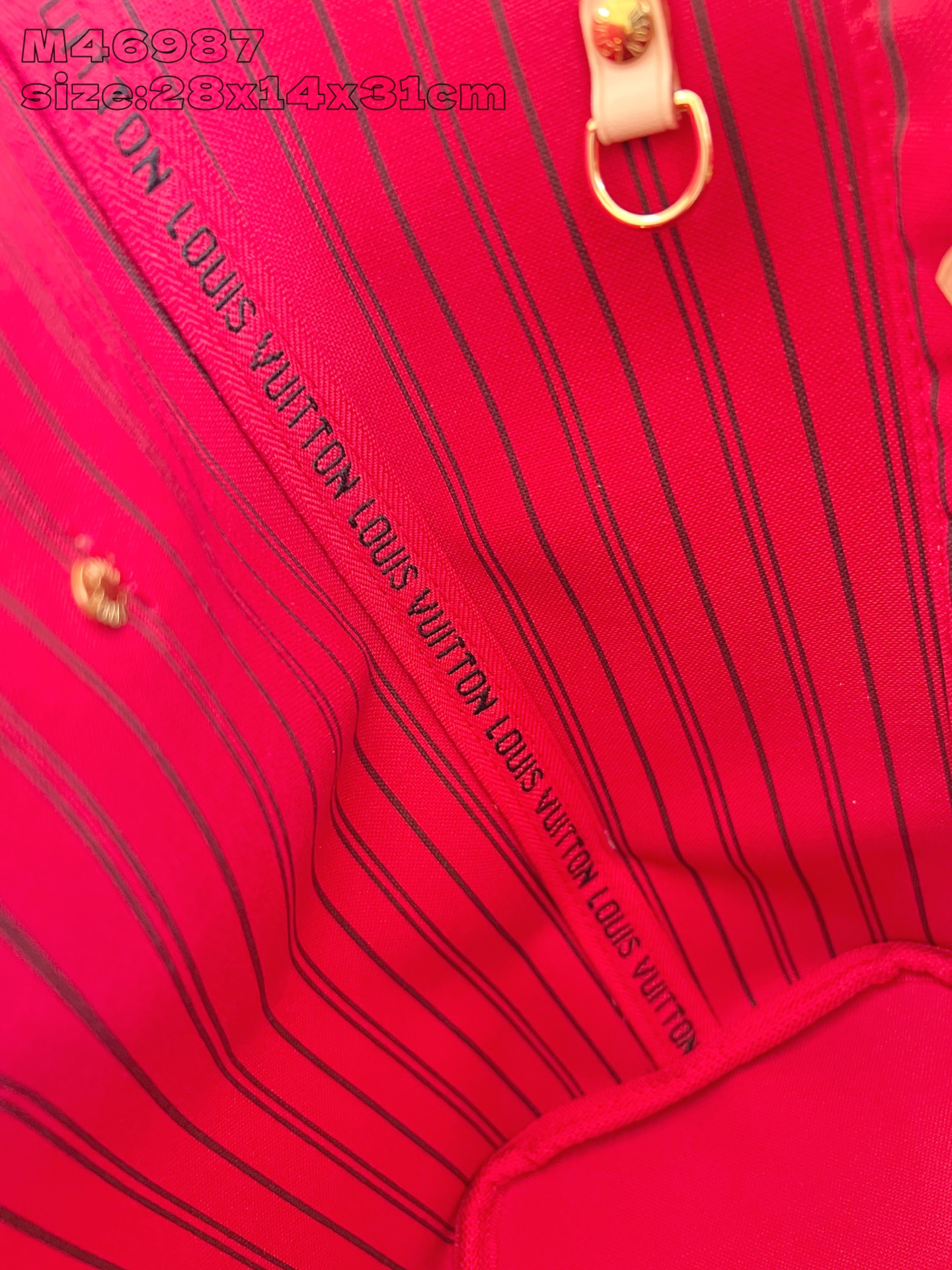 Louis Vuitton Tote Bag Cow Leather M-l