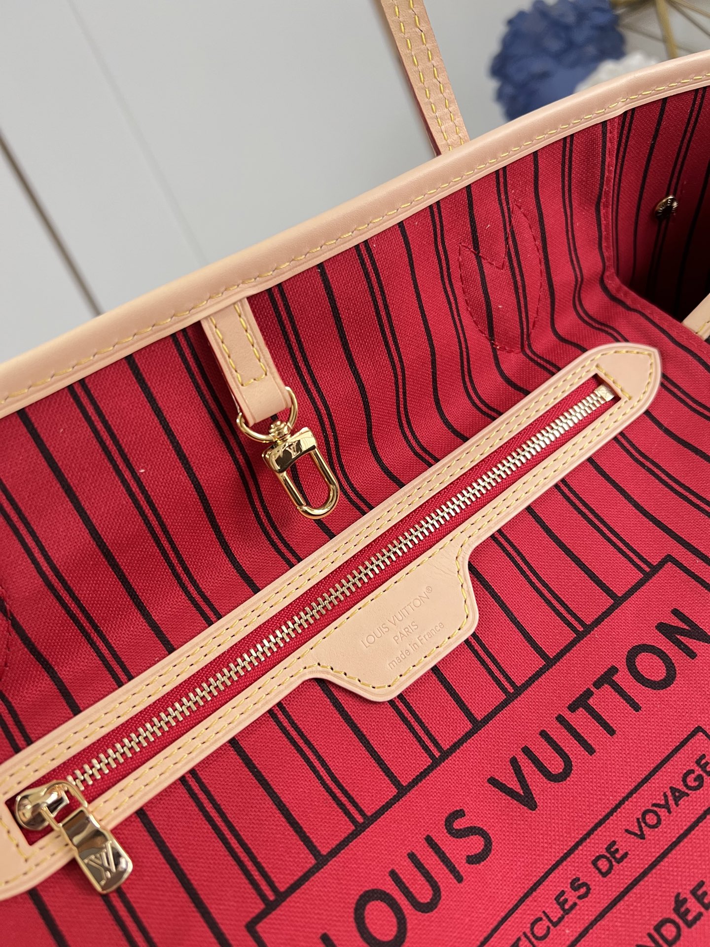 Louis Vuitton Tote Bag Cow Leather M-l