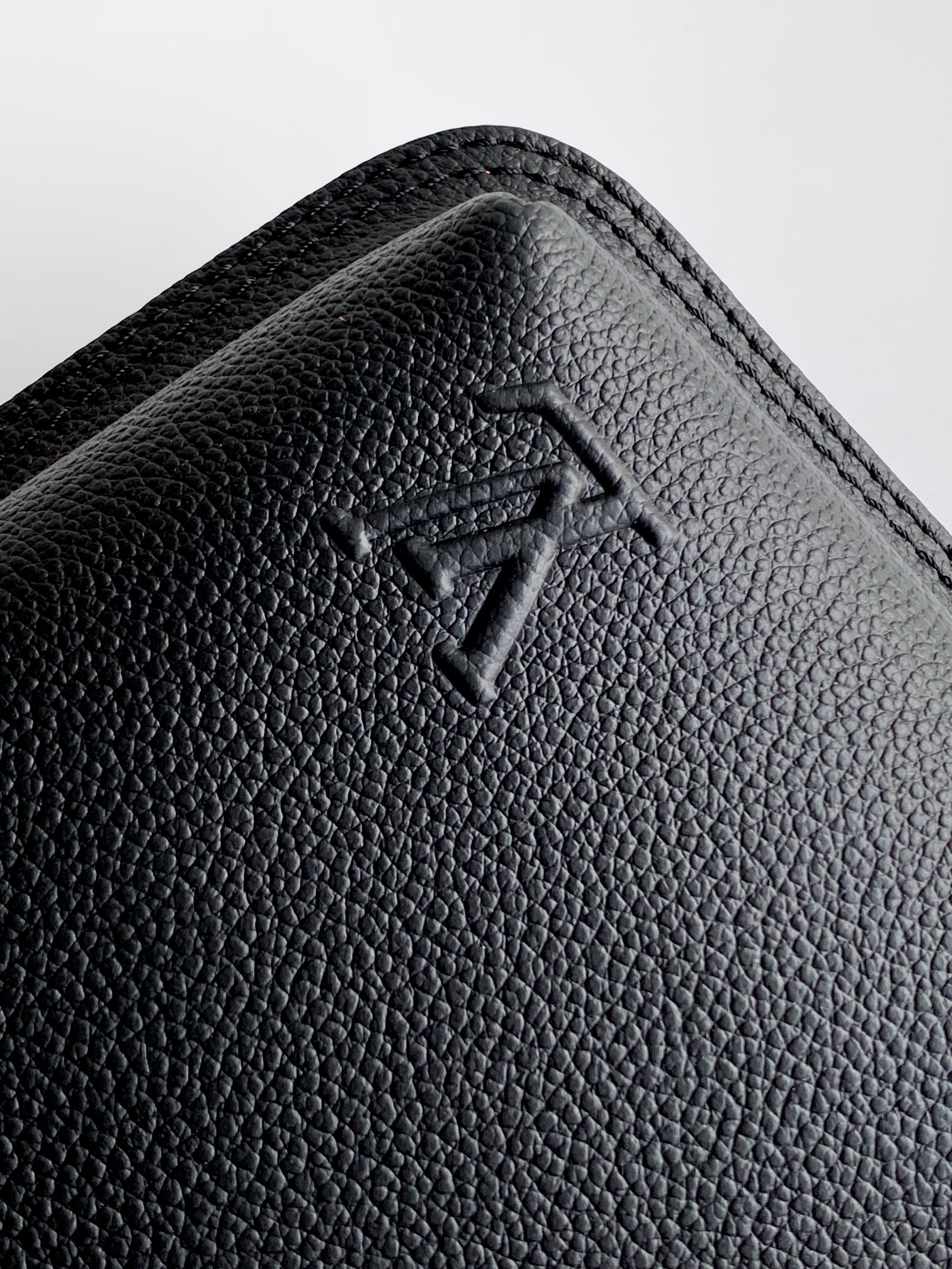 Louis Vuitton Basic Bag Cow Leather Black M-l-s