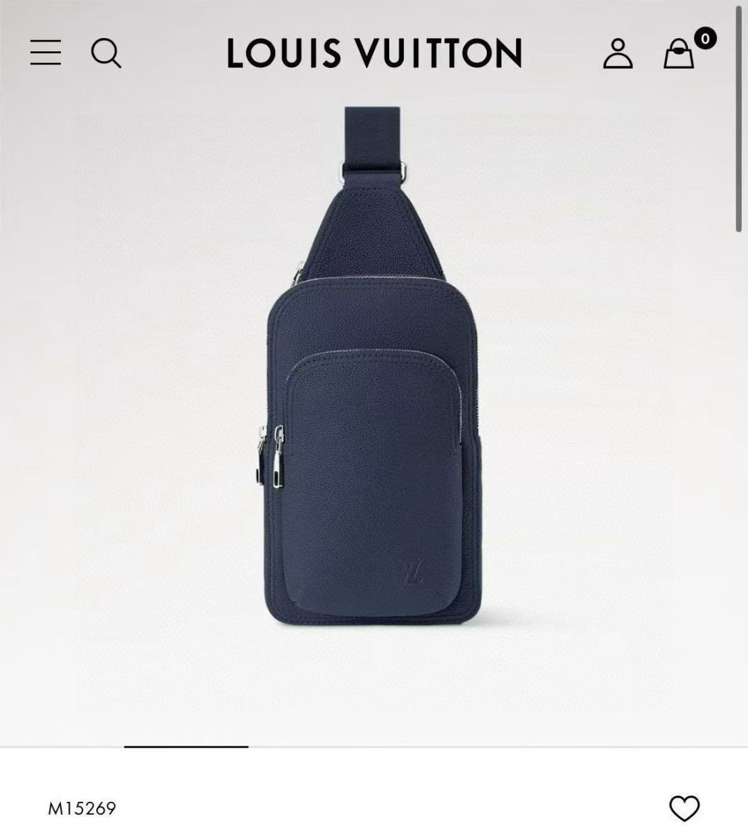 Louis Vuitton Basic Bag Cow Leather Black M-l-s